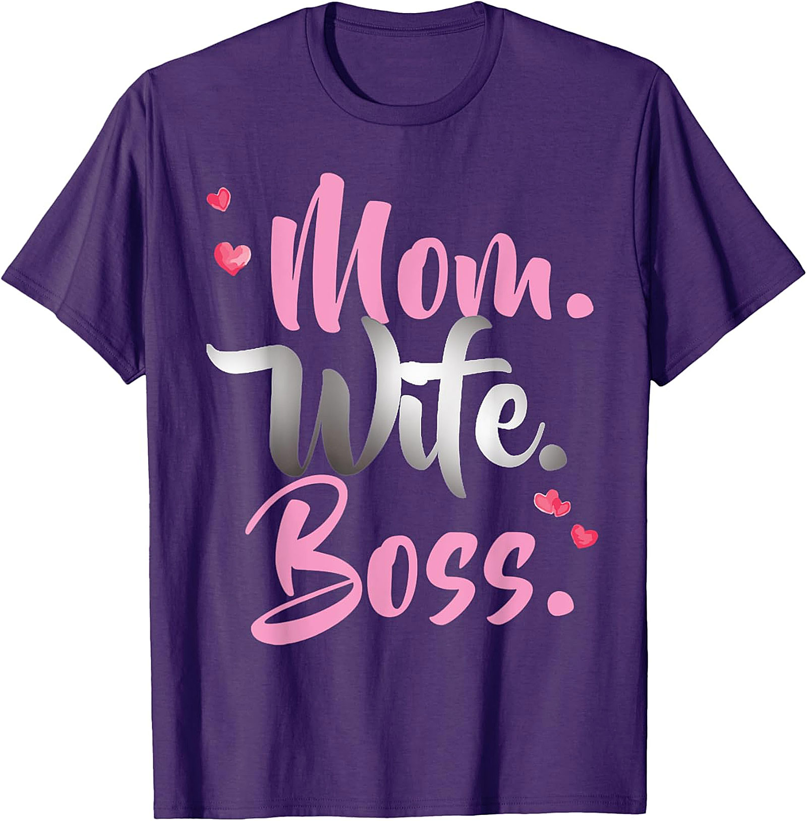 Mom Wife Boss T-Shirt | Empowering Women's Graphic Tee