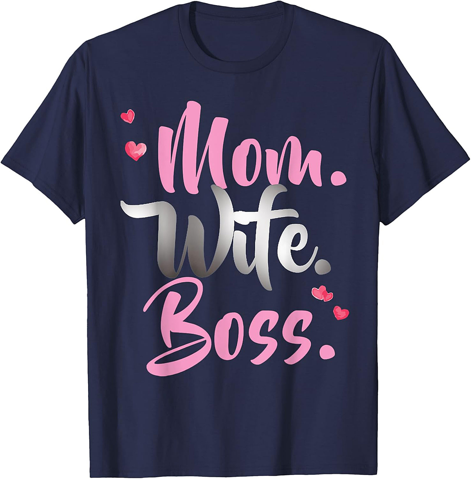 Mom Wife Boss T-Shirt | Empowering Women's Graphic Tee
