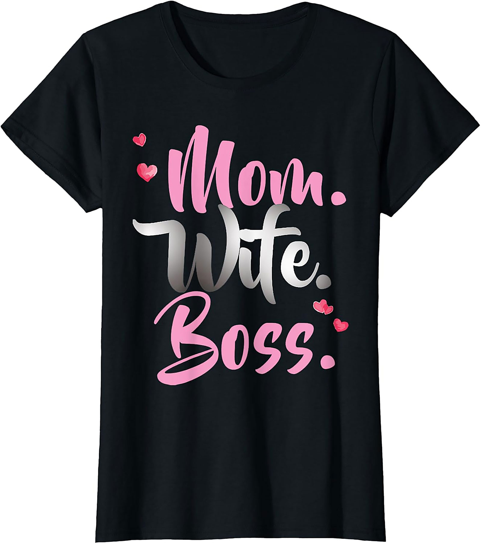 Mom Wife Boss T-Shirt | Empowering Women's Graphic Tee