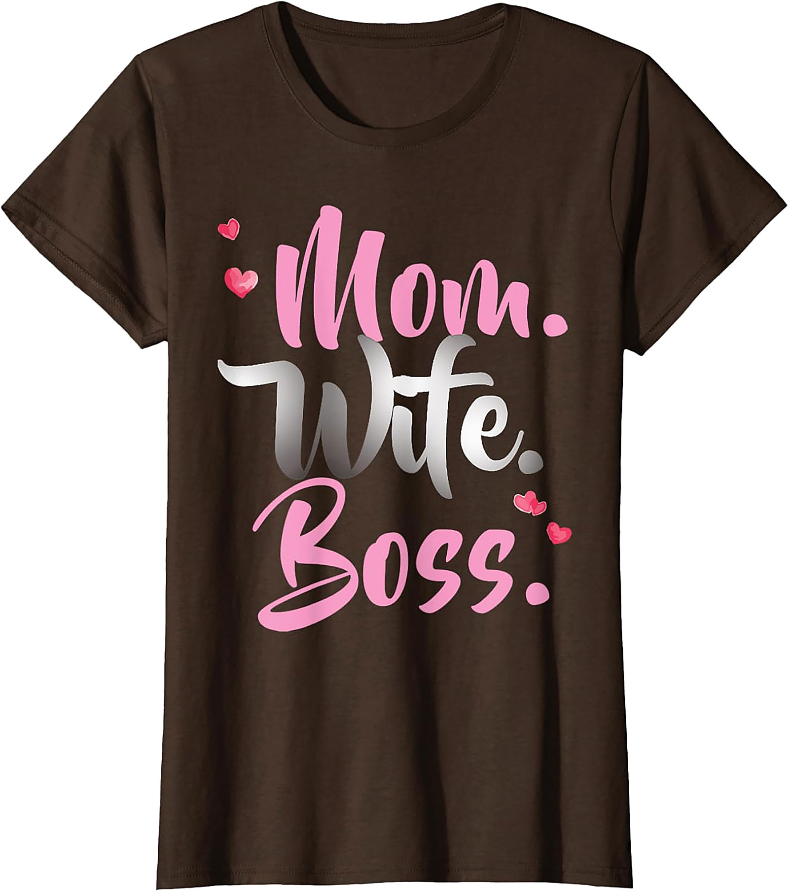 Mom Wife Boss T-Shirt | Empowering Women's Graphic Tee