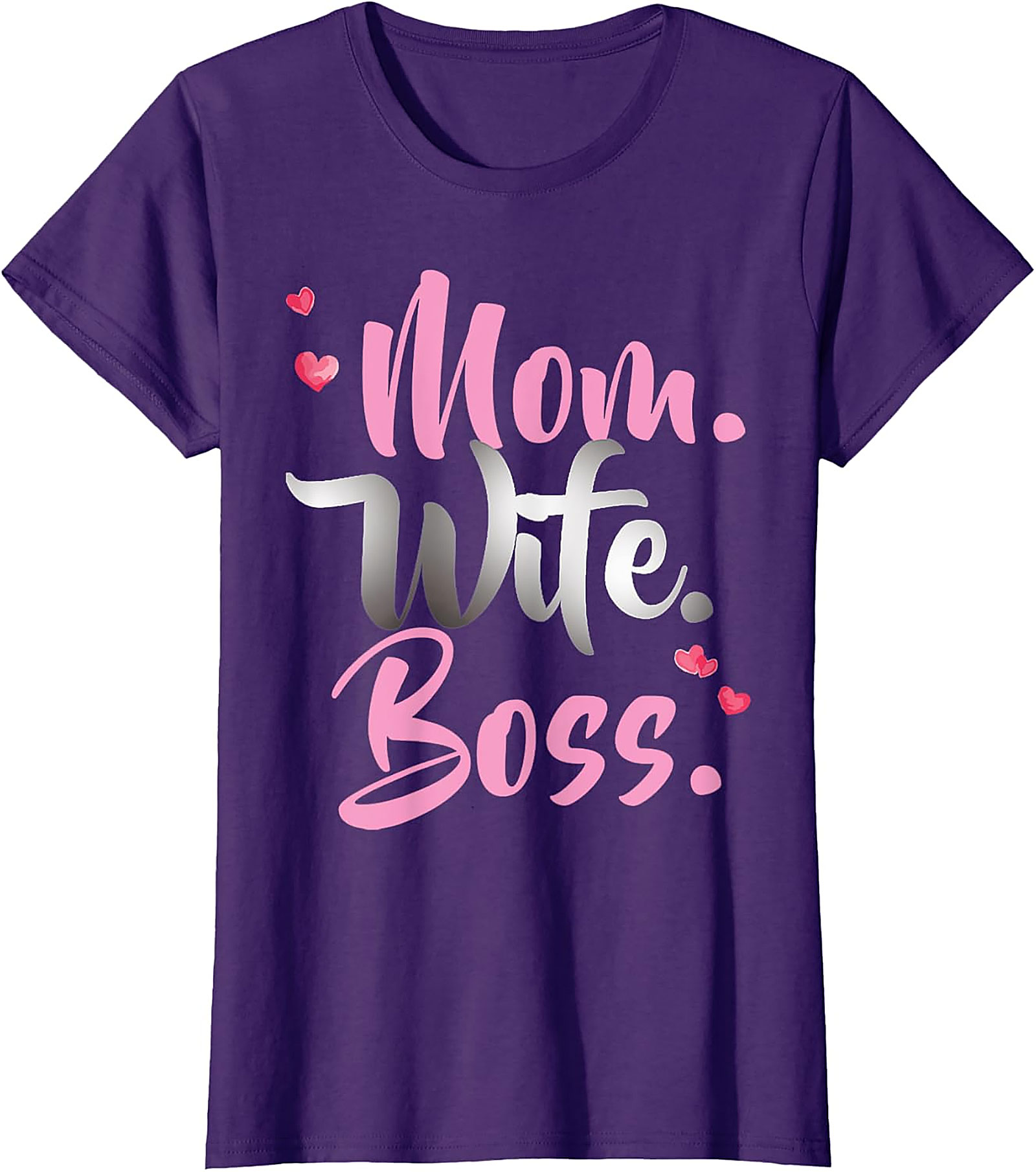 Mom Wife Boss T-Shirt | Empowering Women's Graphic Tee