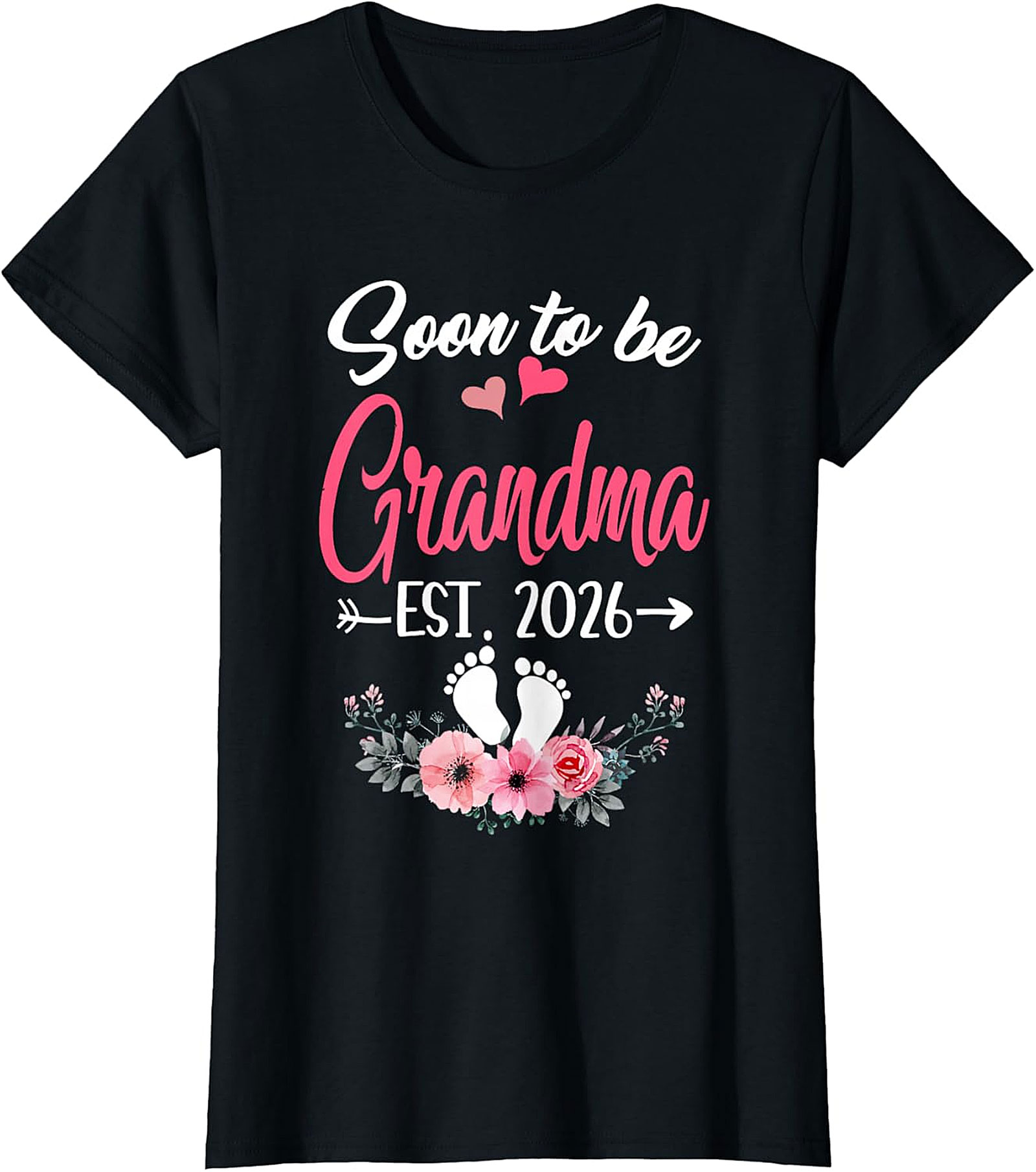  Soon to be Grandma Est 2026 T-shirt | New Grandma Gift