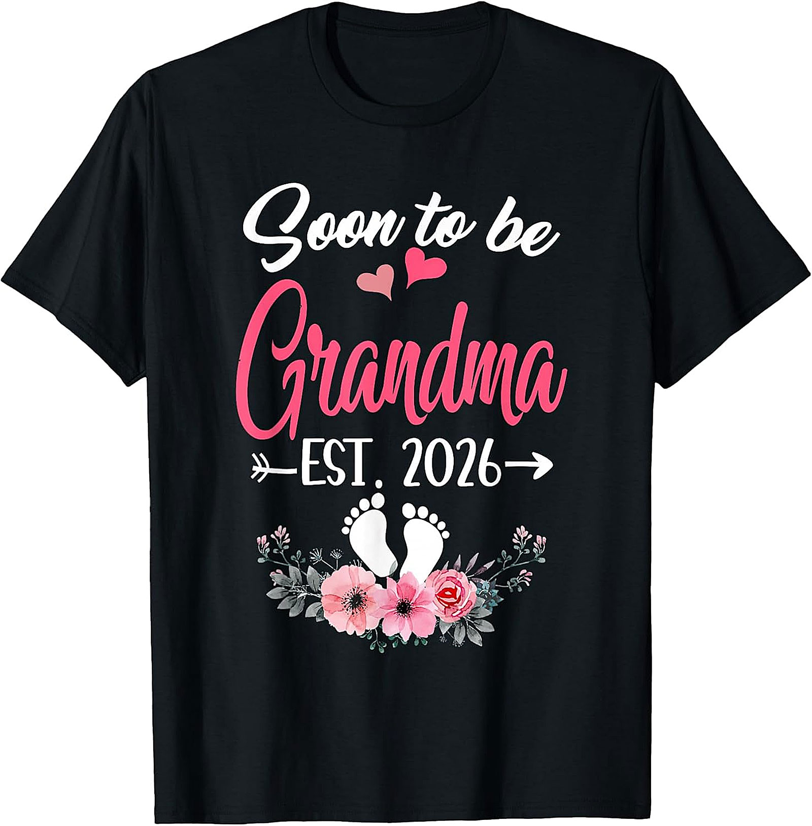 Soon to be Grandma Est 2026 T-shirt | New Grandma Gift