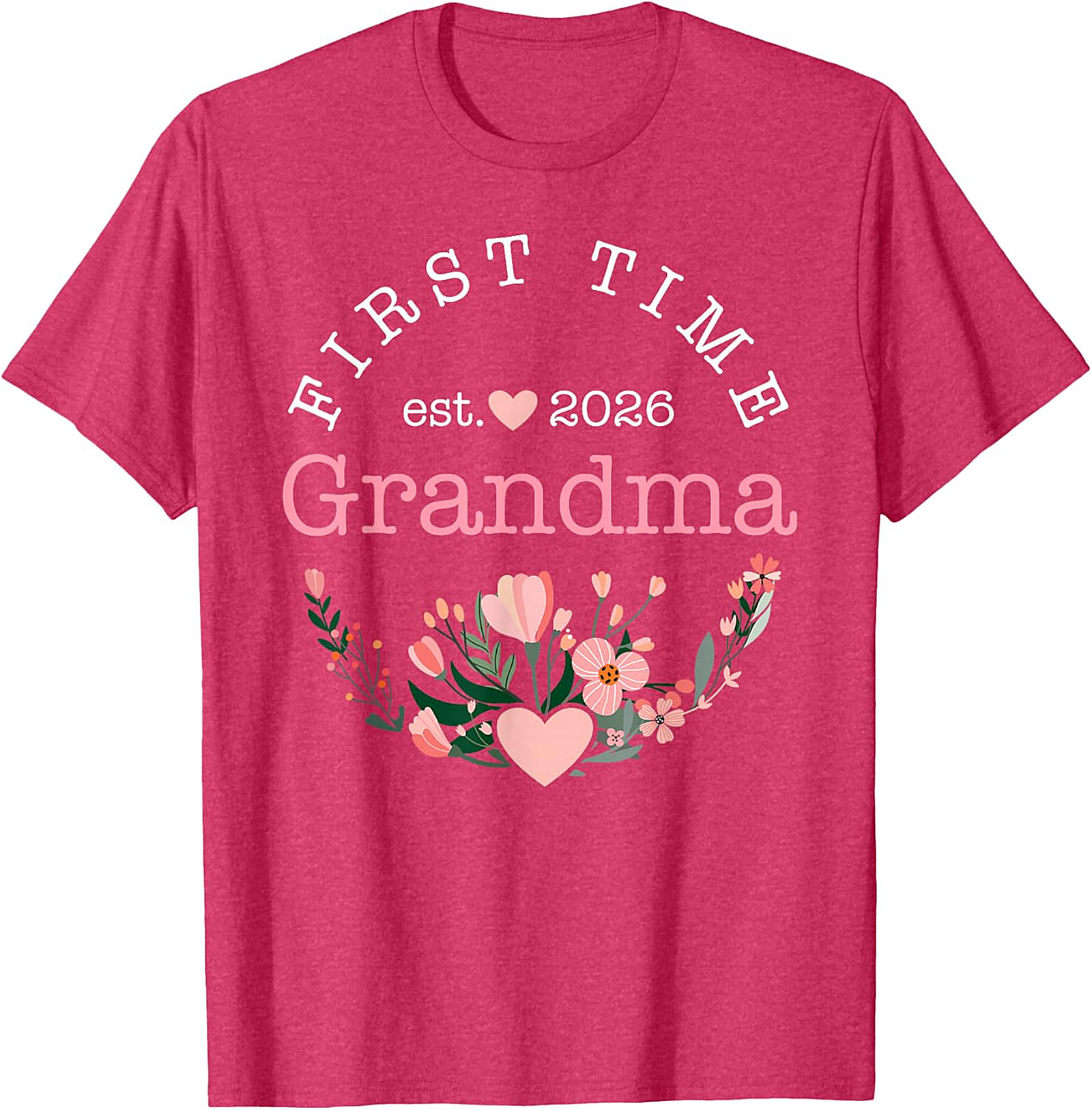 First Time Grandma Est 2026 T-Shirt | New Grandma Gift