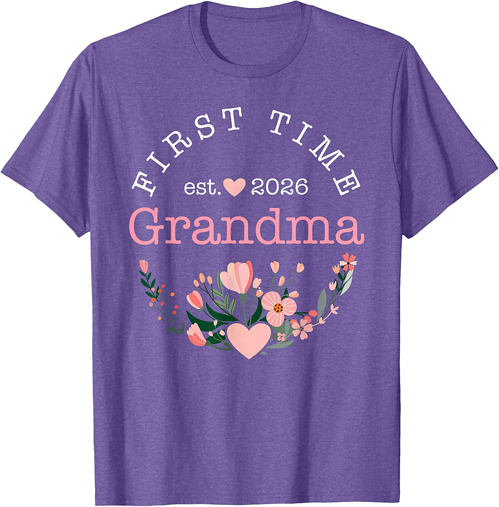 First Time Grandma Est 2026 T-Shirt | New Grandma Gift