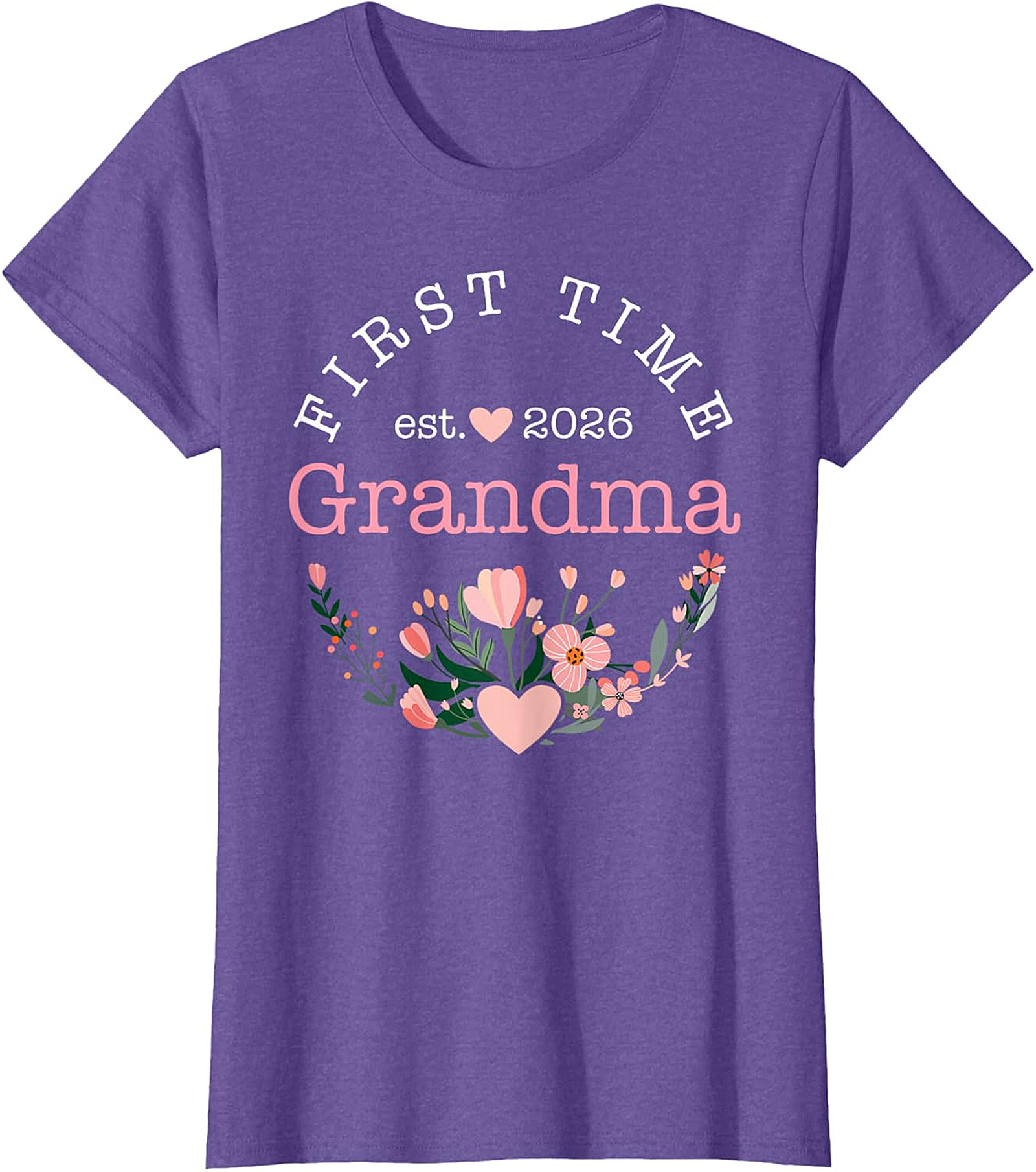 First Time Grandma Est 2026 T-Shirt | New Grandma Gift
