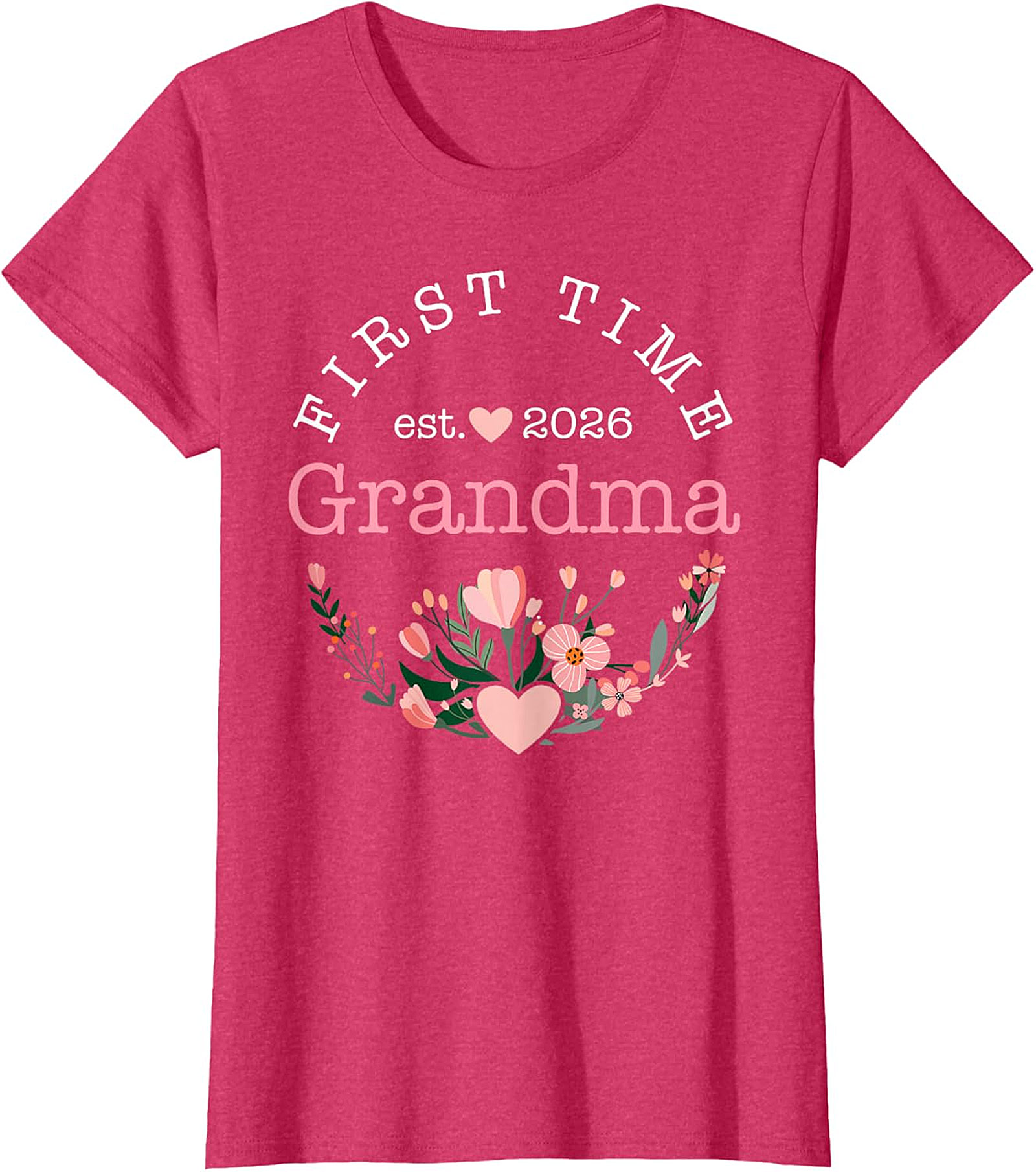 First Time Grandma Est 2026 T-Shirt | New Grandma Gift