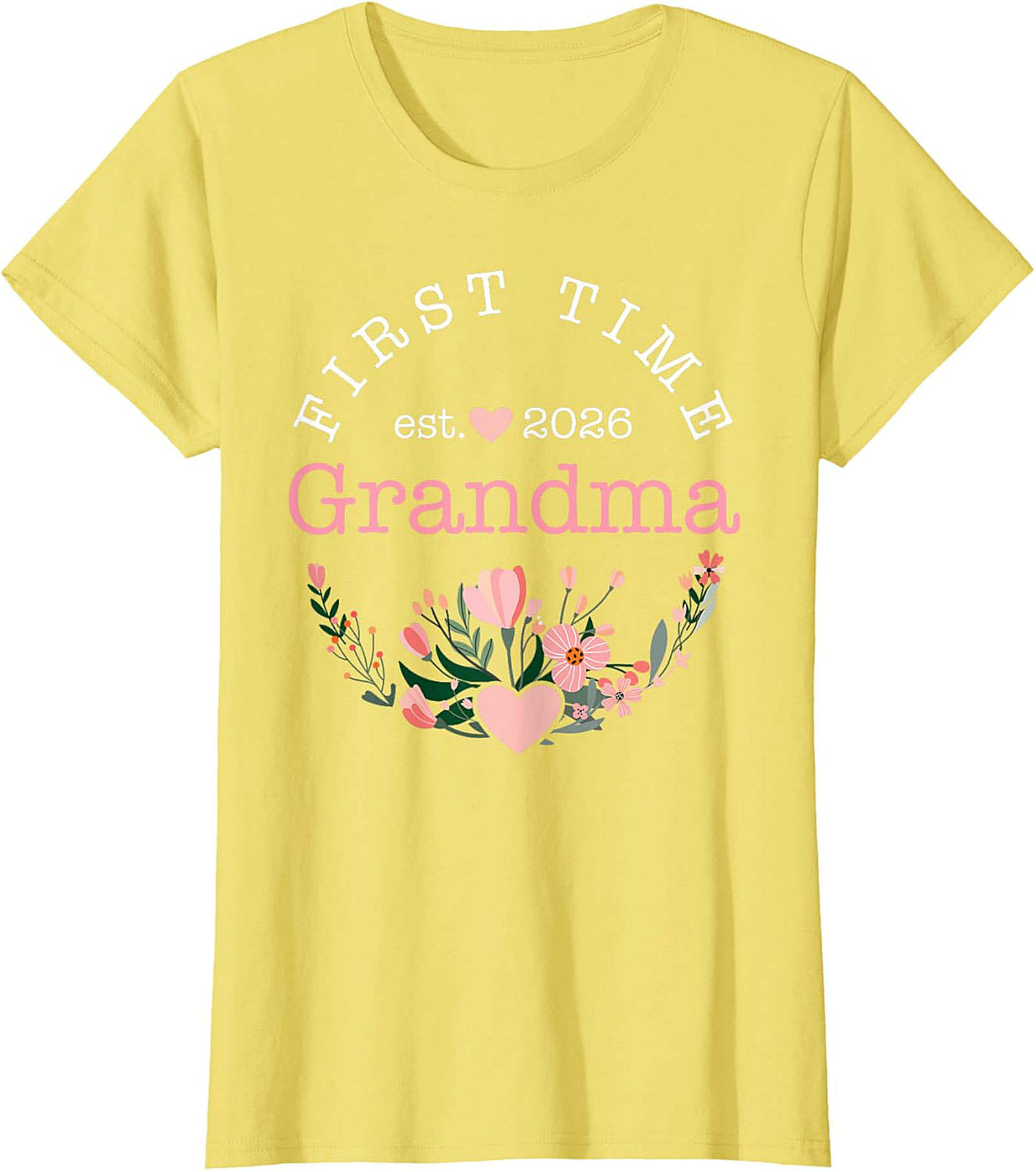 First Time Grandma Est 2026 T-Shirt | New Grandma Gift