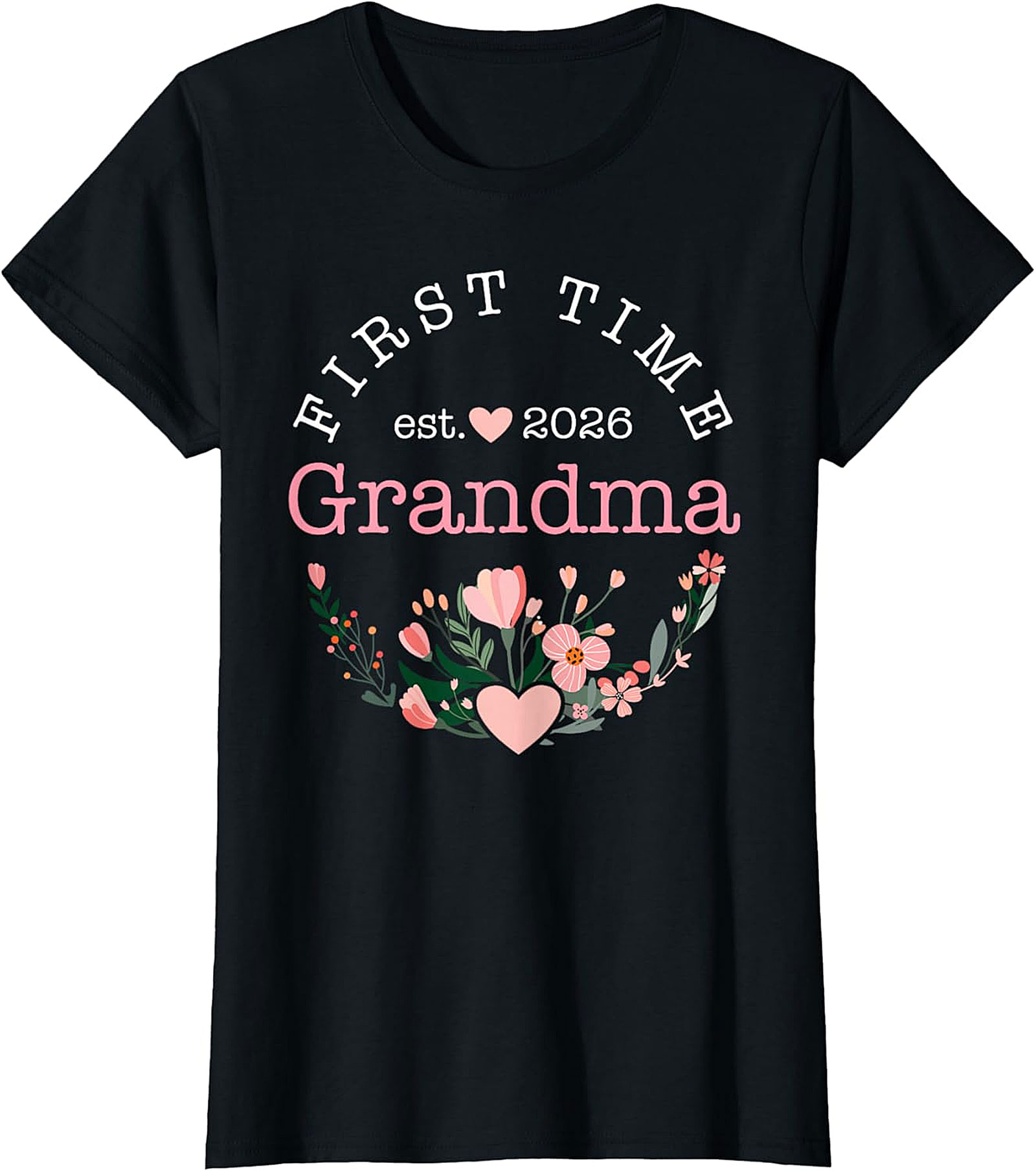 First Time Grandma Est 2026 T-Shirt | New Grandma Gift