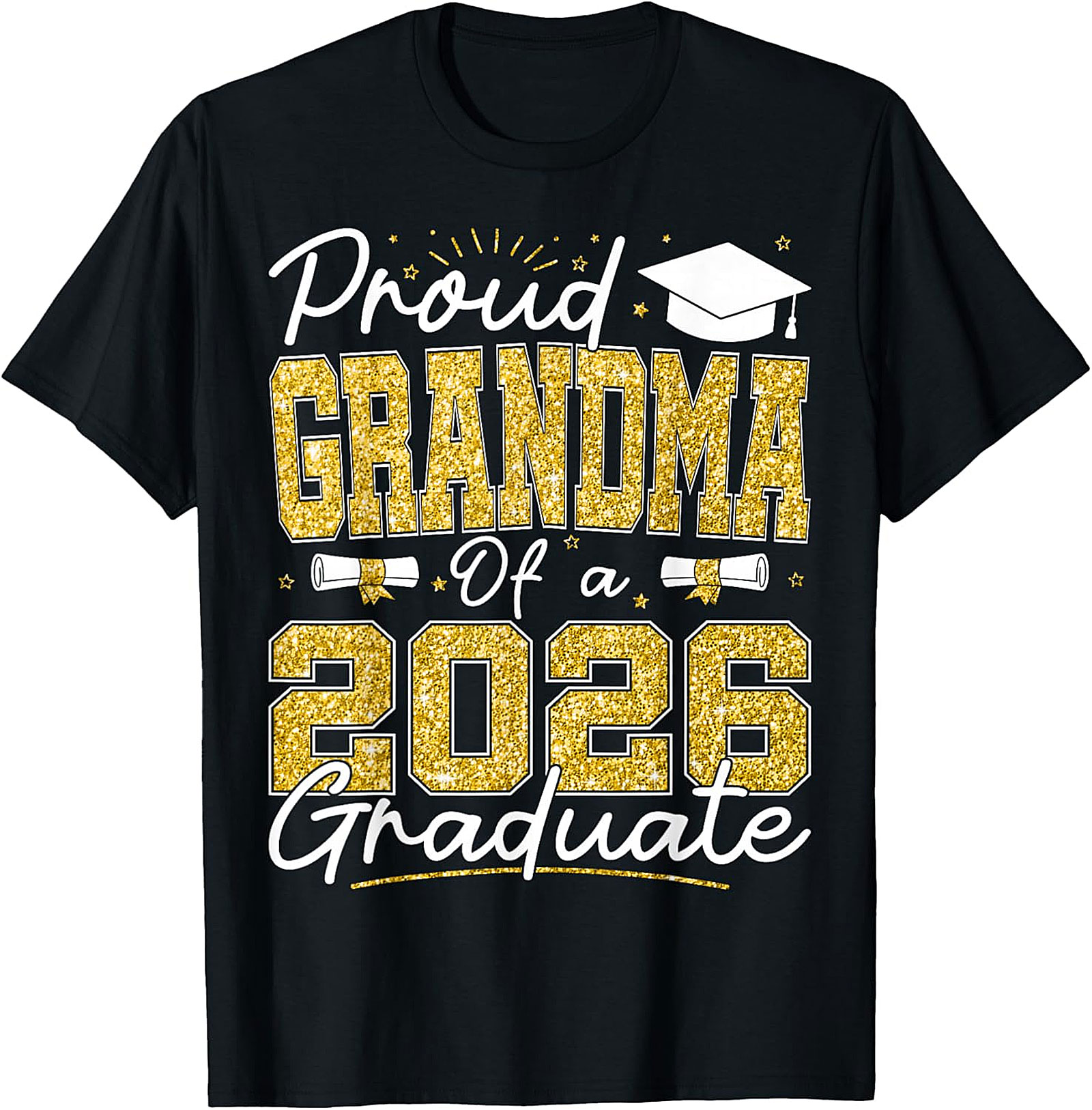Proud Grandma of a 2026 Graduate T-Shirt | Class of 2026 Gift