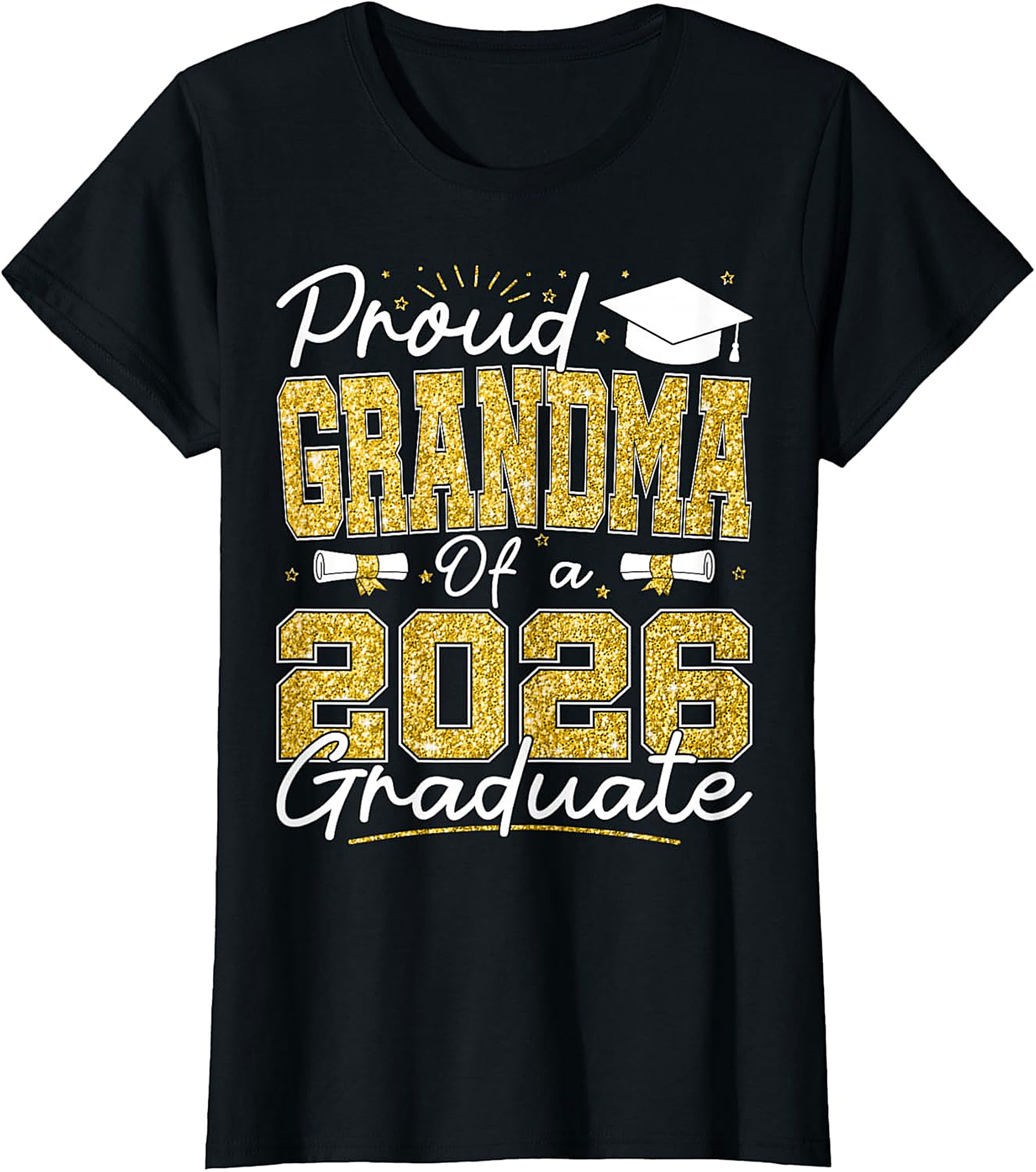 Proud Grandma of a 2026 Graduate T-Shirt | Class of 2026 Gift