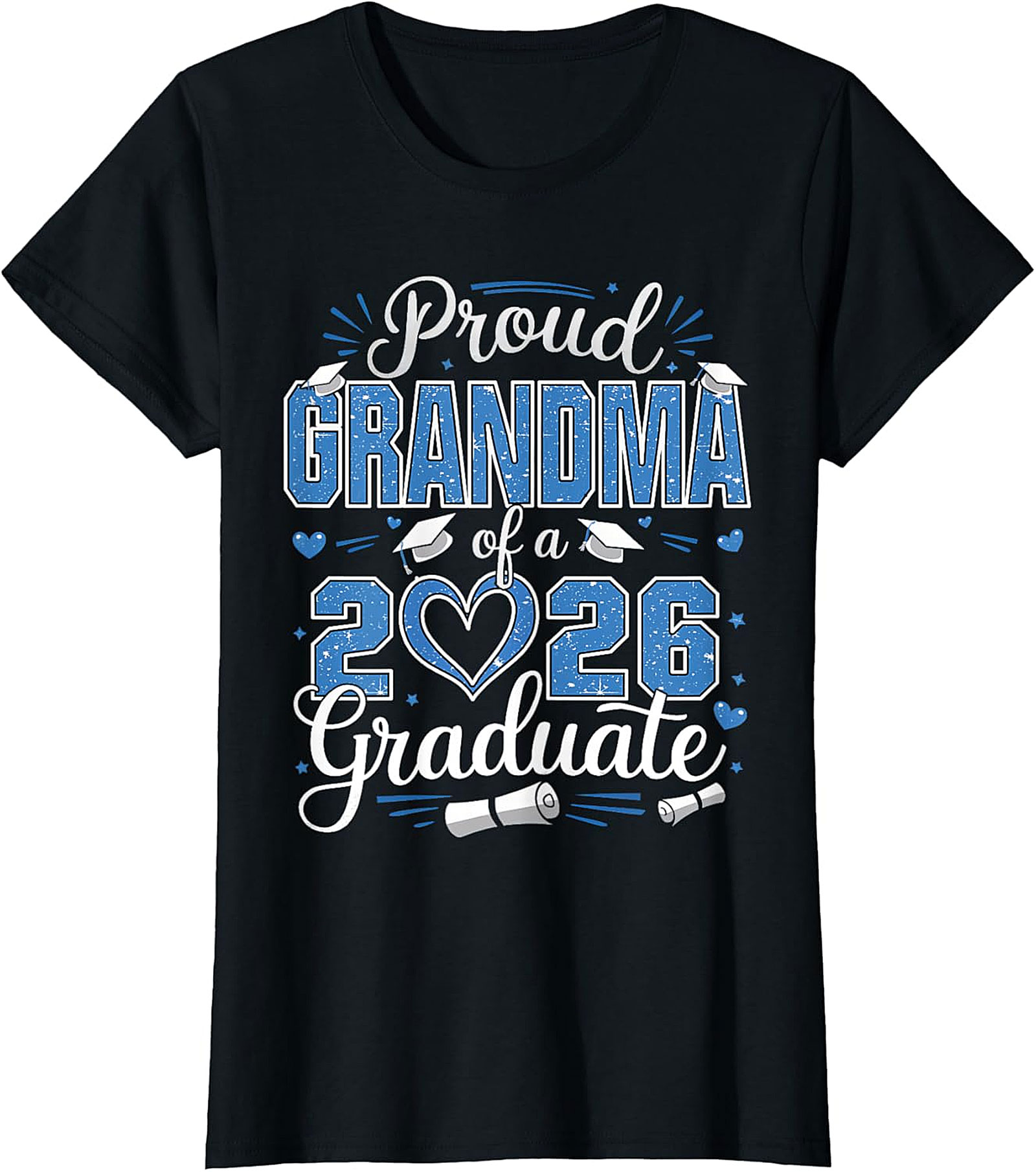 Proud Grandma 2026 Graduate T-shirt | Class of 2026 Gift