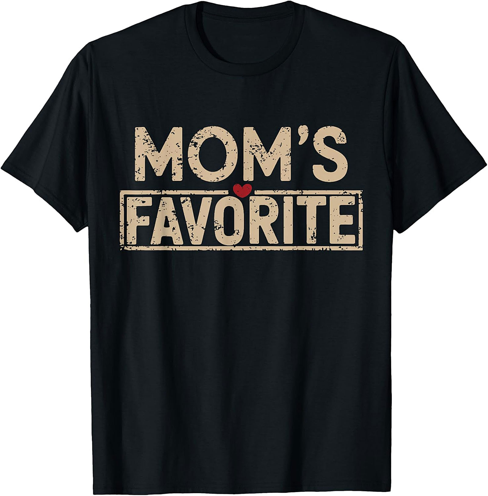 Mom's Favorite T-shirt Funny Vintage Sibling Graphic Tee