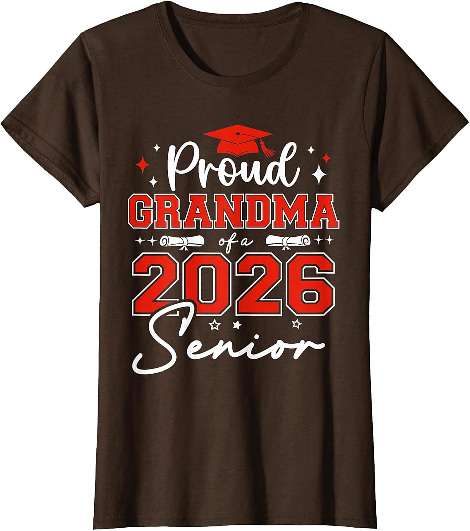 Proud Grandma of a 2026 Senior T-Shirt - Graduation Tee