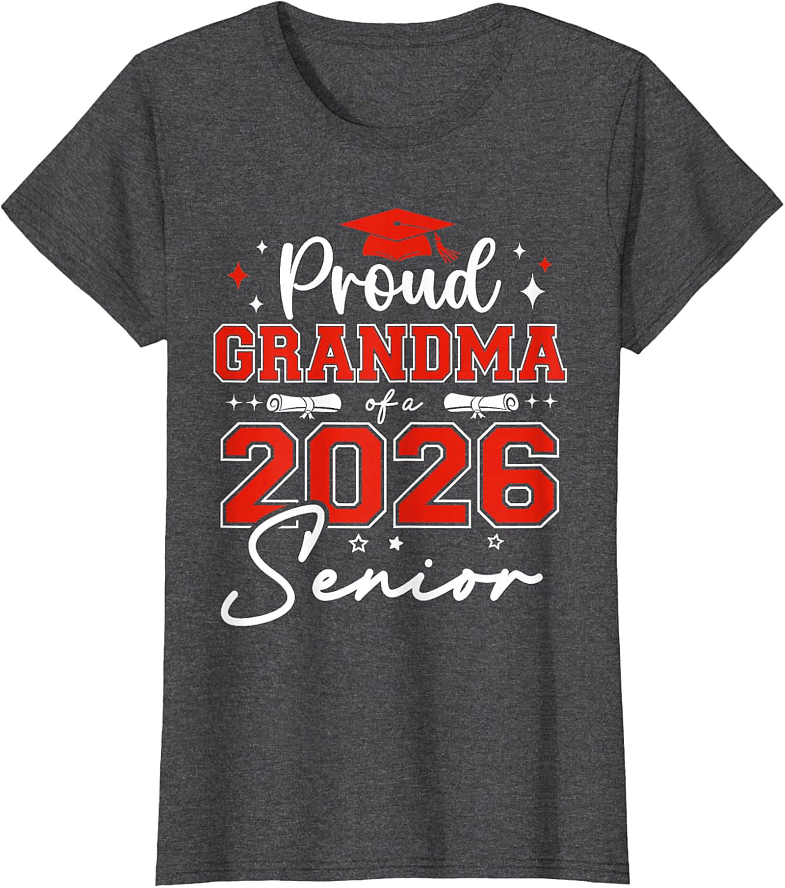 Proud Grandma of a 2026 Senior T-Shirt - Graduation Tee