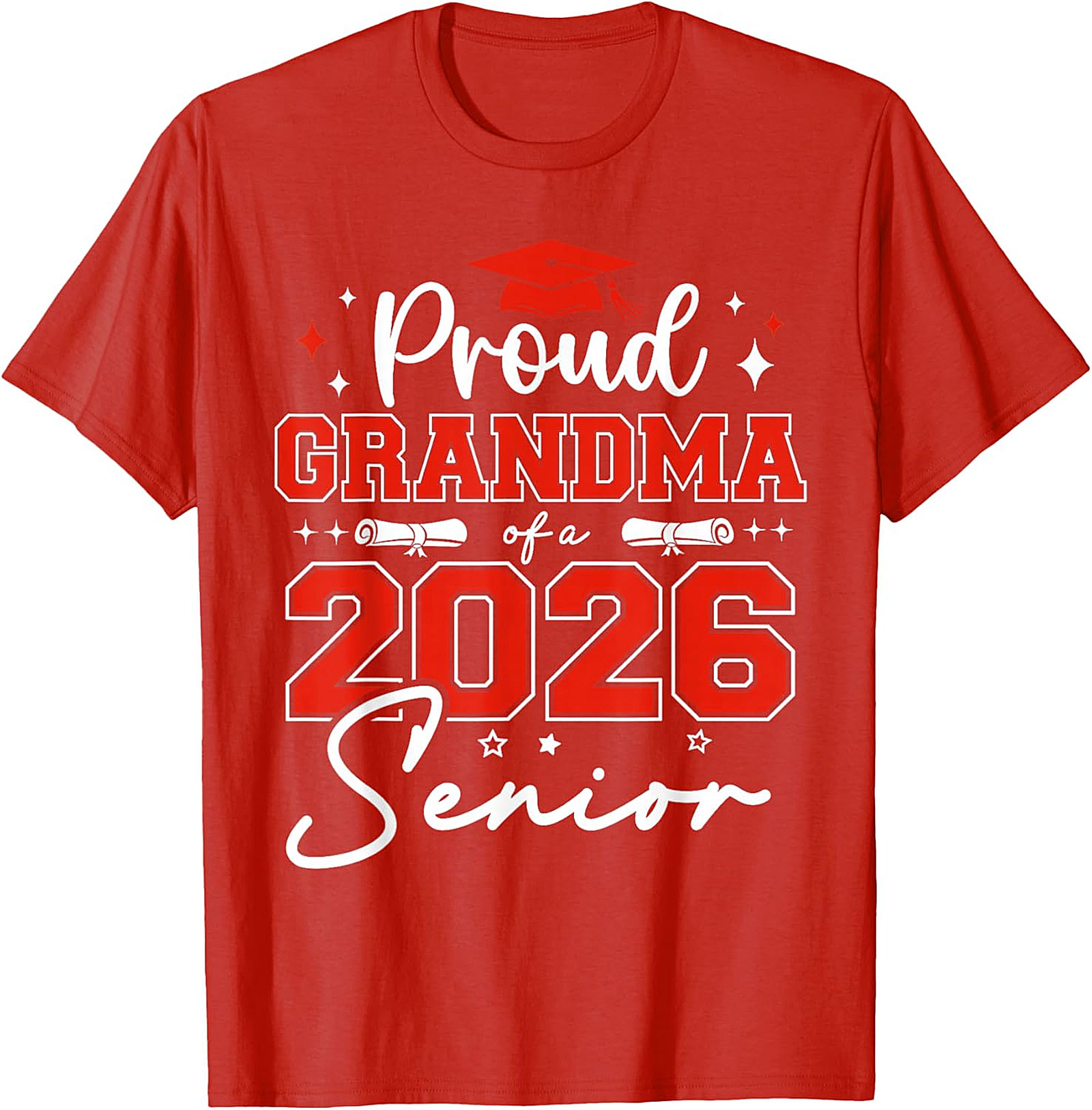Proud Grandma of a 2026 Senior T-Shirt - Graduation Tee