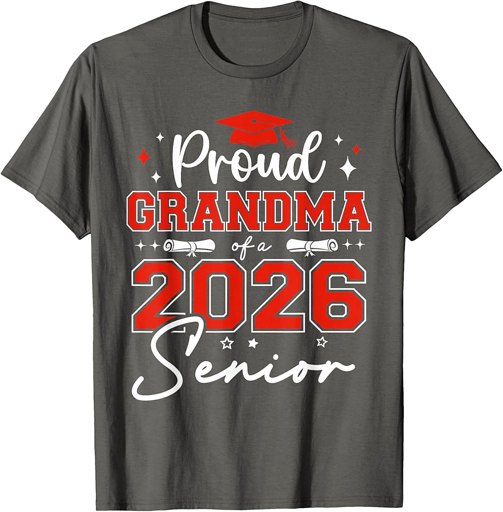 Proud Grandma of a 2026 Senior T-Shirt - Graduation Tee