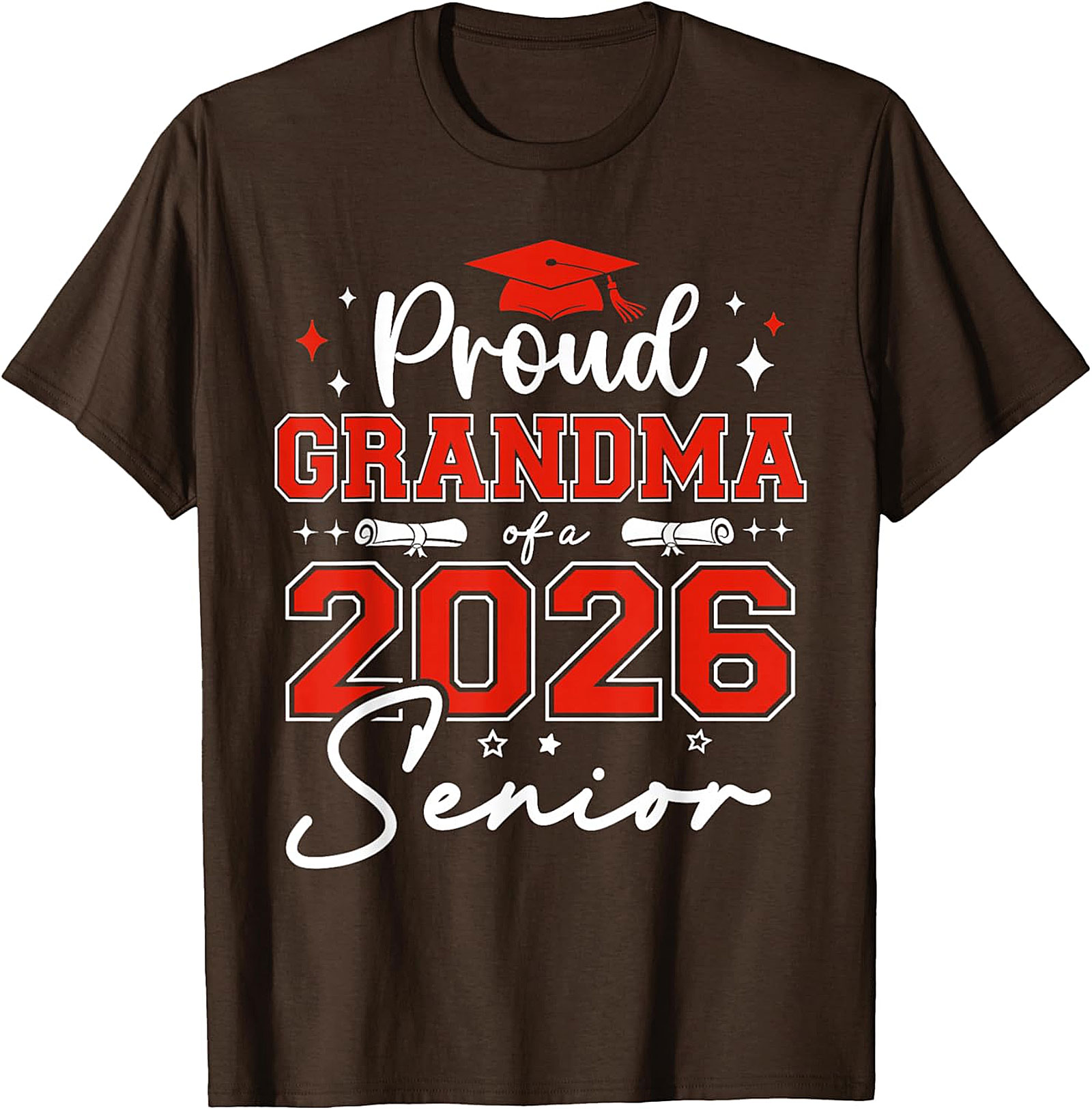 Proud Grandma of a 2026 Senior T-Shirt - Graduation Tee