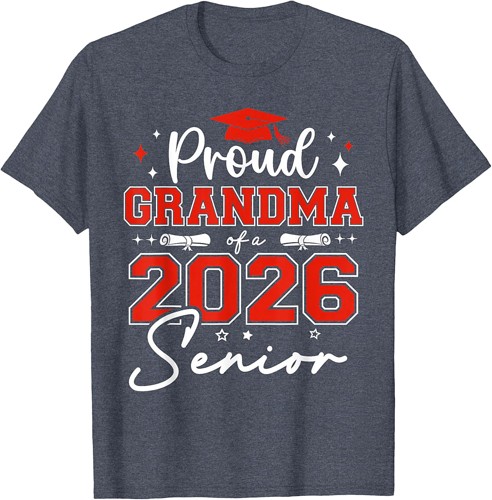 Proud Grandma of a 2026 Senior T-Shirt - Graduation Tee