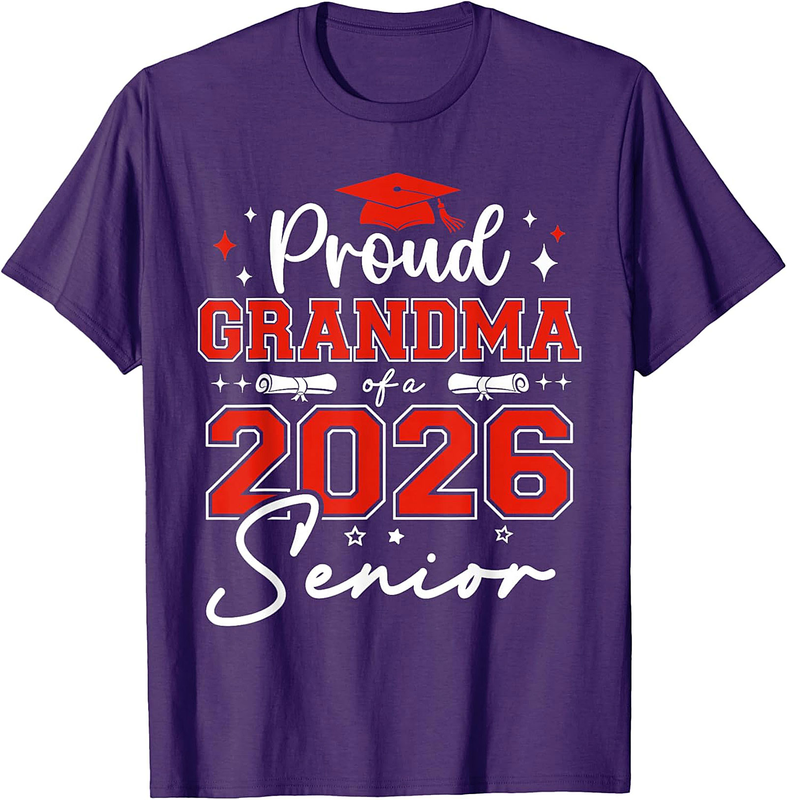 Proud Grandma of a 2026 Senior T-Shirt - Graduation Tee