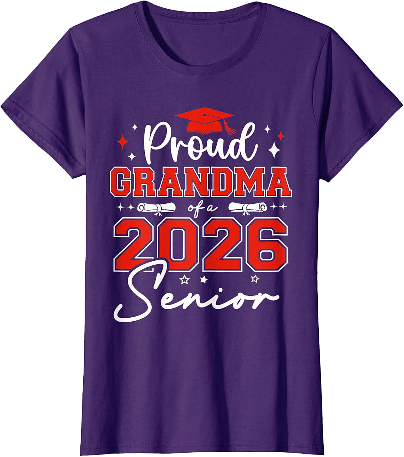 Proud Grandma of a 2026 Senior T-Shirt - Graduation Tee