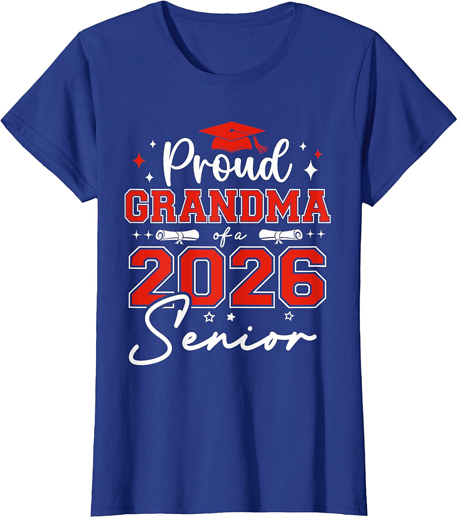 Proud Grandma of a 2026 Senior T-Shirt - Graduation Tee