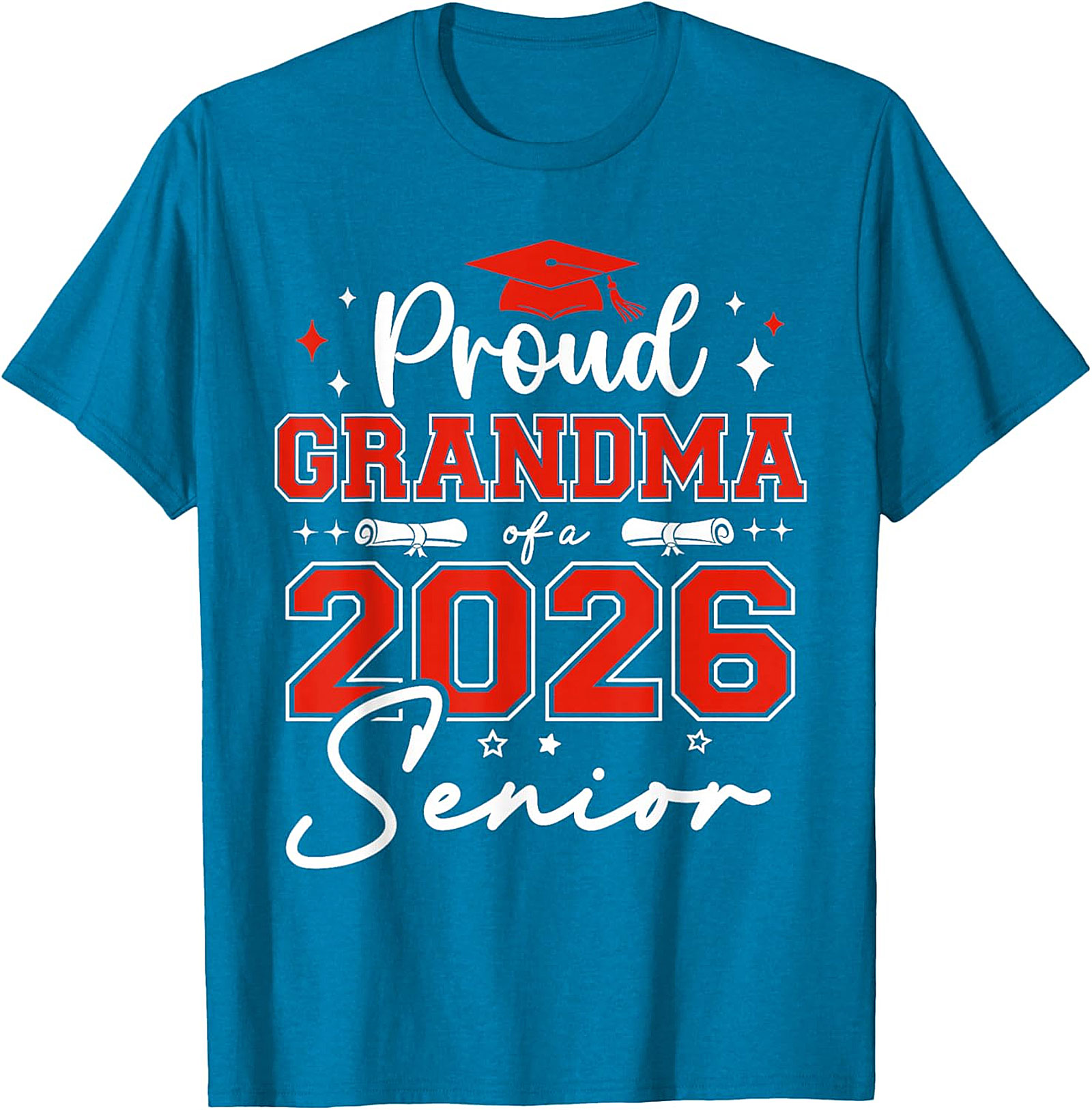 Proud Grandma of a 2026 Senior T-Shirt - Graduation Tee