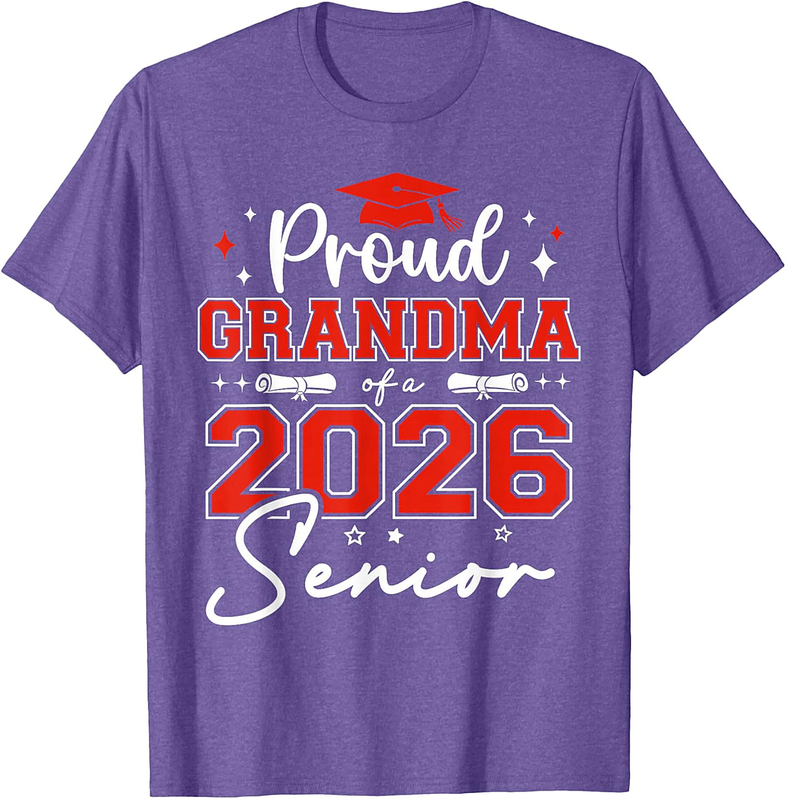 Proud Grandma of a 2026 Senior T-Shirt - Graduation Tee