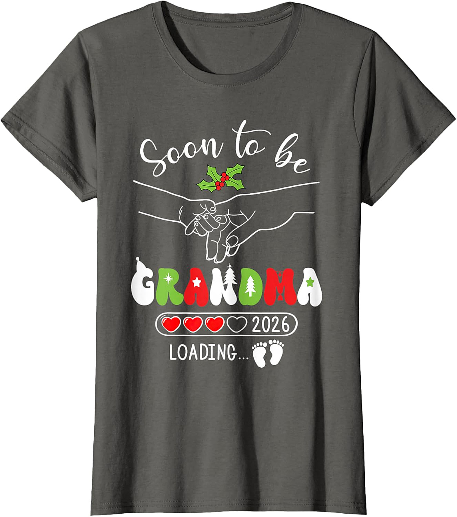  Soon to be Grandma 2026 T-Shirt | Christmas Reveal Tee