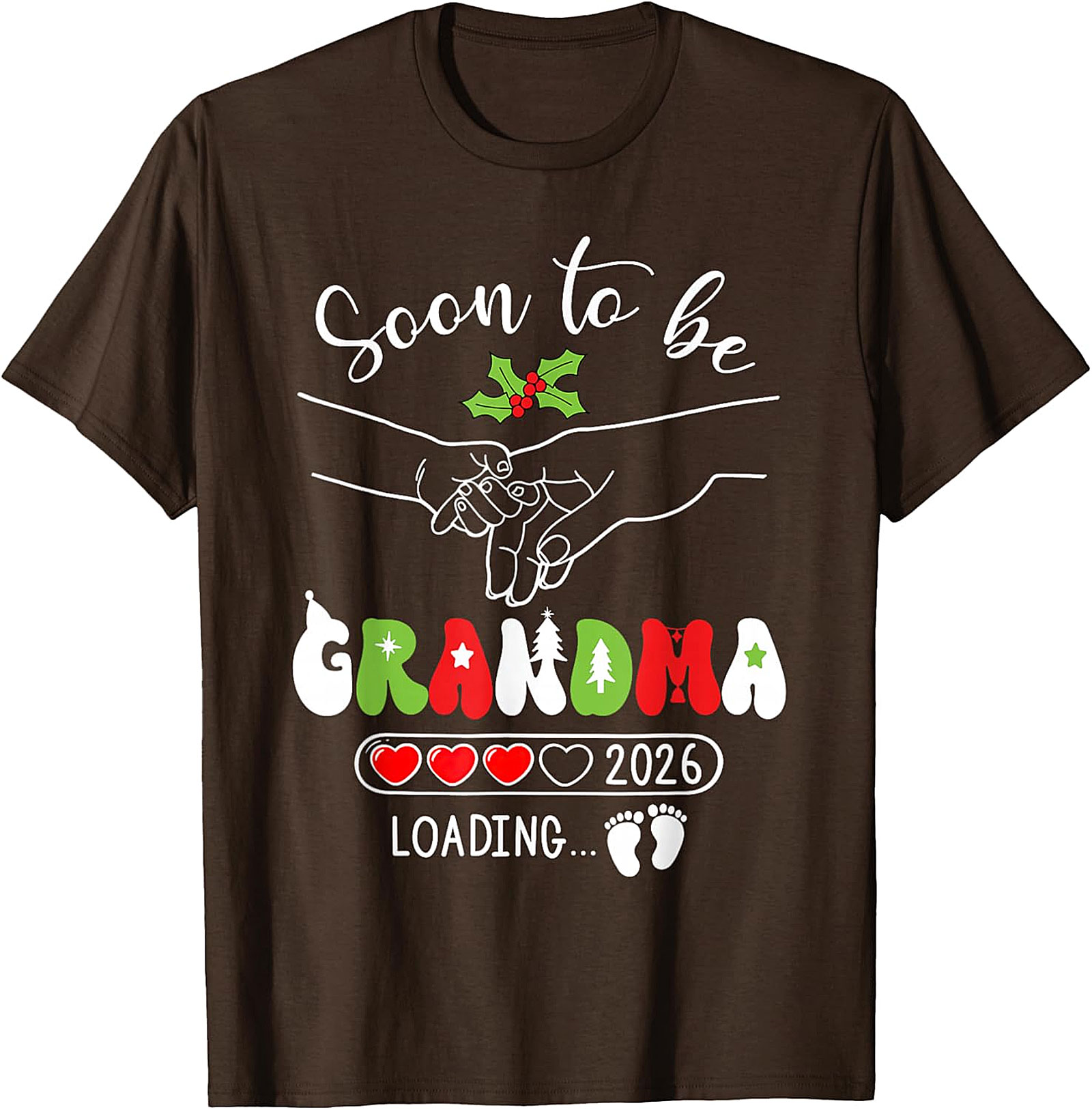  Soon to be Grandma 2026 T-Shirt | Christmas Reveal Tee