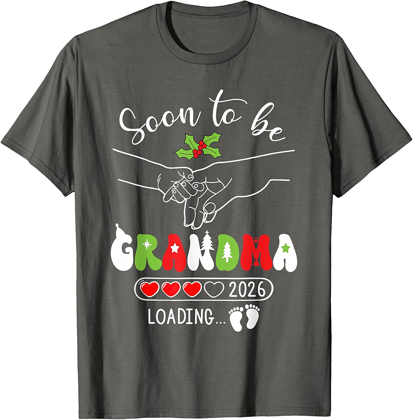  Soon to be Grandma 2026 T-Shirt | Christmas Reveal Tee
