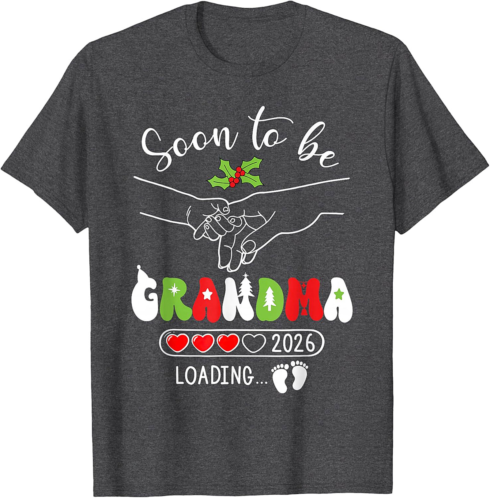  Soon to be Grandma 2026 T-Shirt | Christmas Reveal Tee