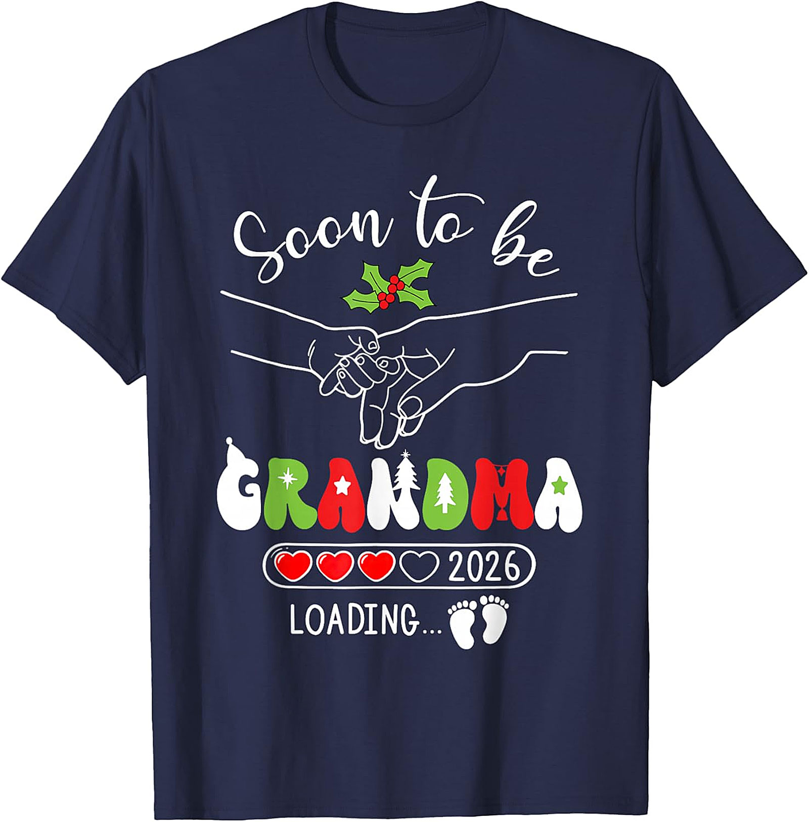  Soon to be Grandma 2026 T-Shirt | Christmas Reveal Tee