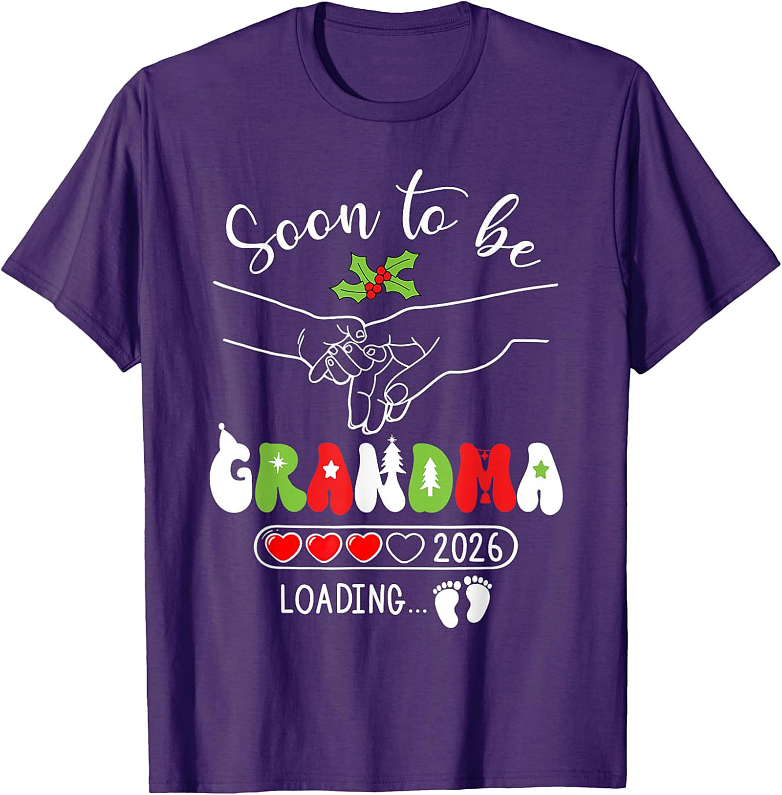  Soon to be Grandma 2026 T-Shirt | Christmas Reveal Tee