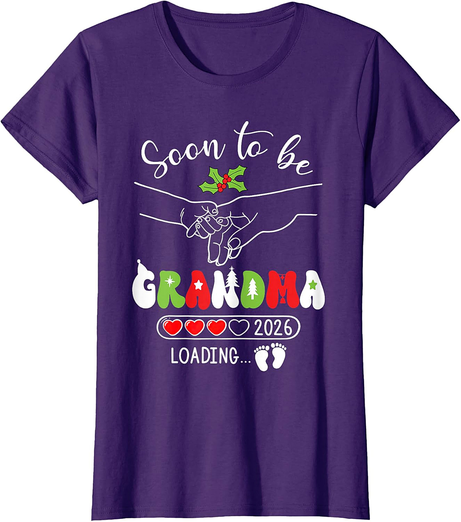  Soon to be Grandma 2026 T-Shirt | Christmas Reveal Tee