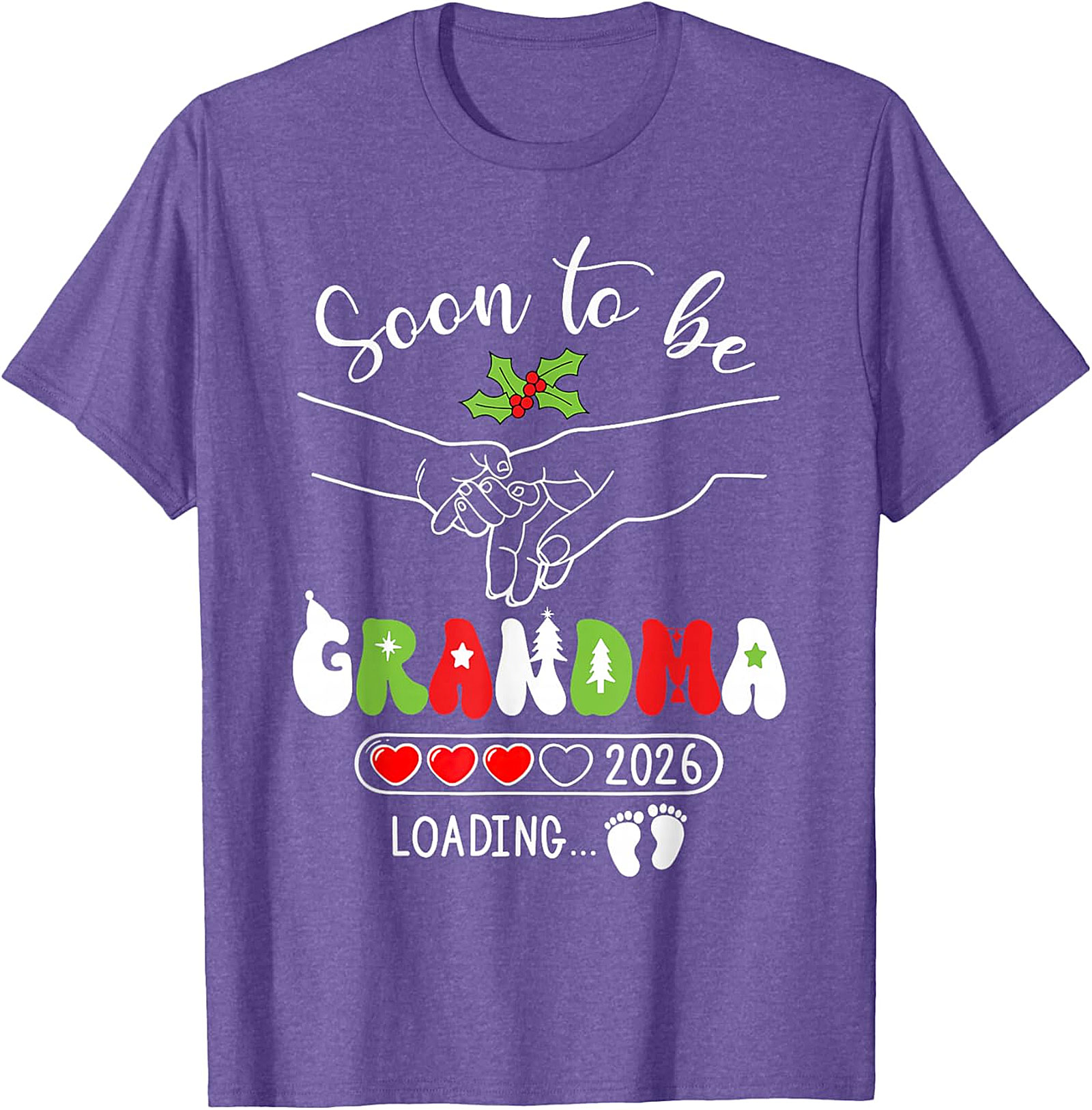  Soon to be Grandma 2026 T-Shirt | Christmas Reveal Tee