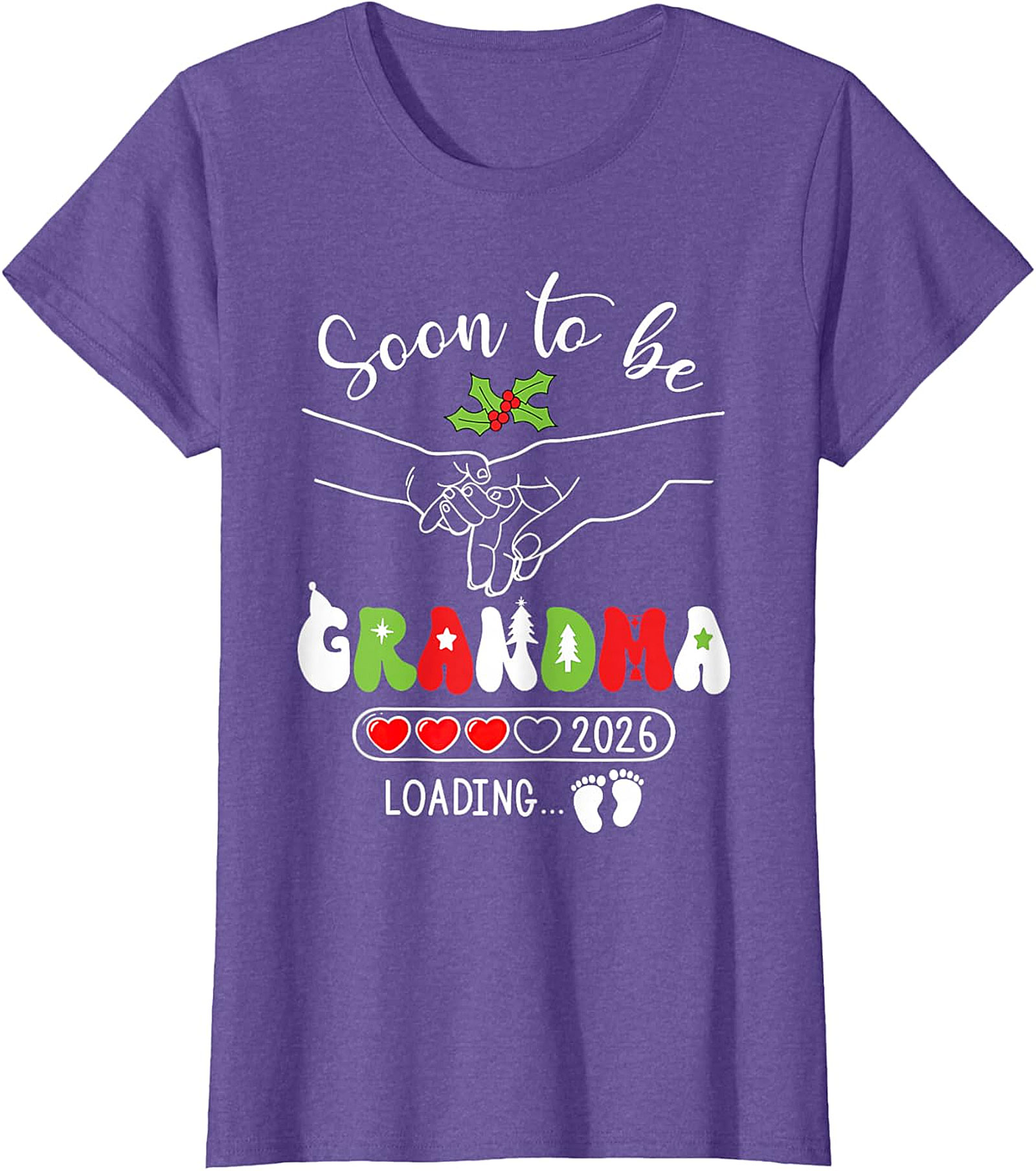 Soon to be Grandma 2026 T-Shirt | Christmas Reveal Tee