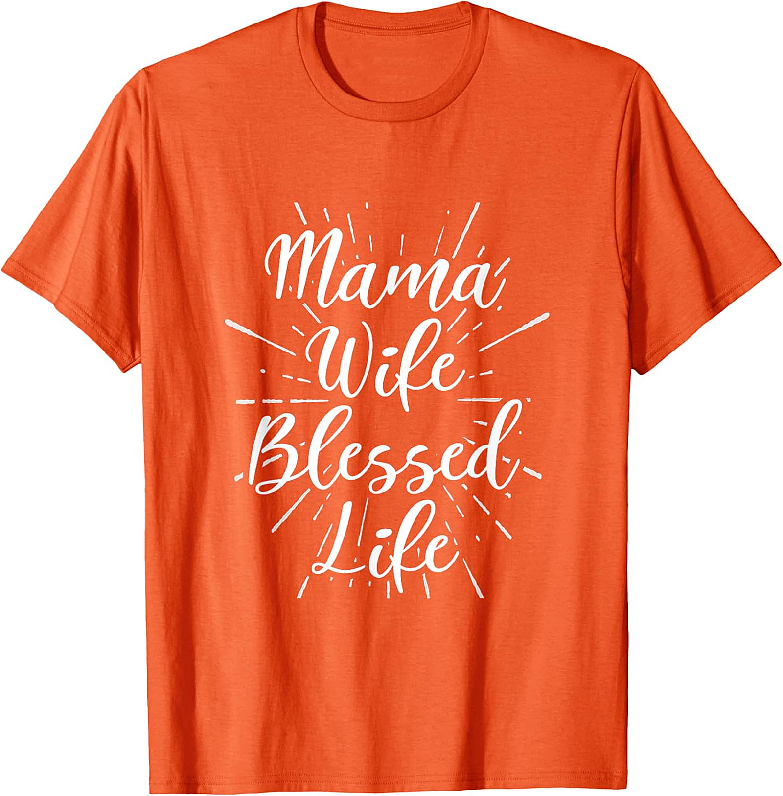 Mama Wife Blessed Life T-shirt | Soft Cotton Graphic Tee