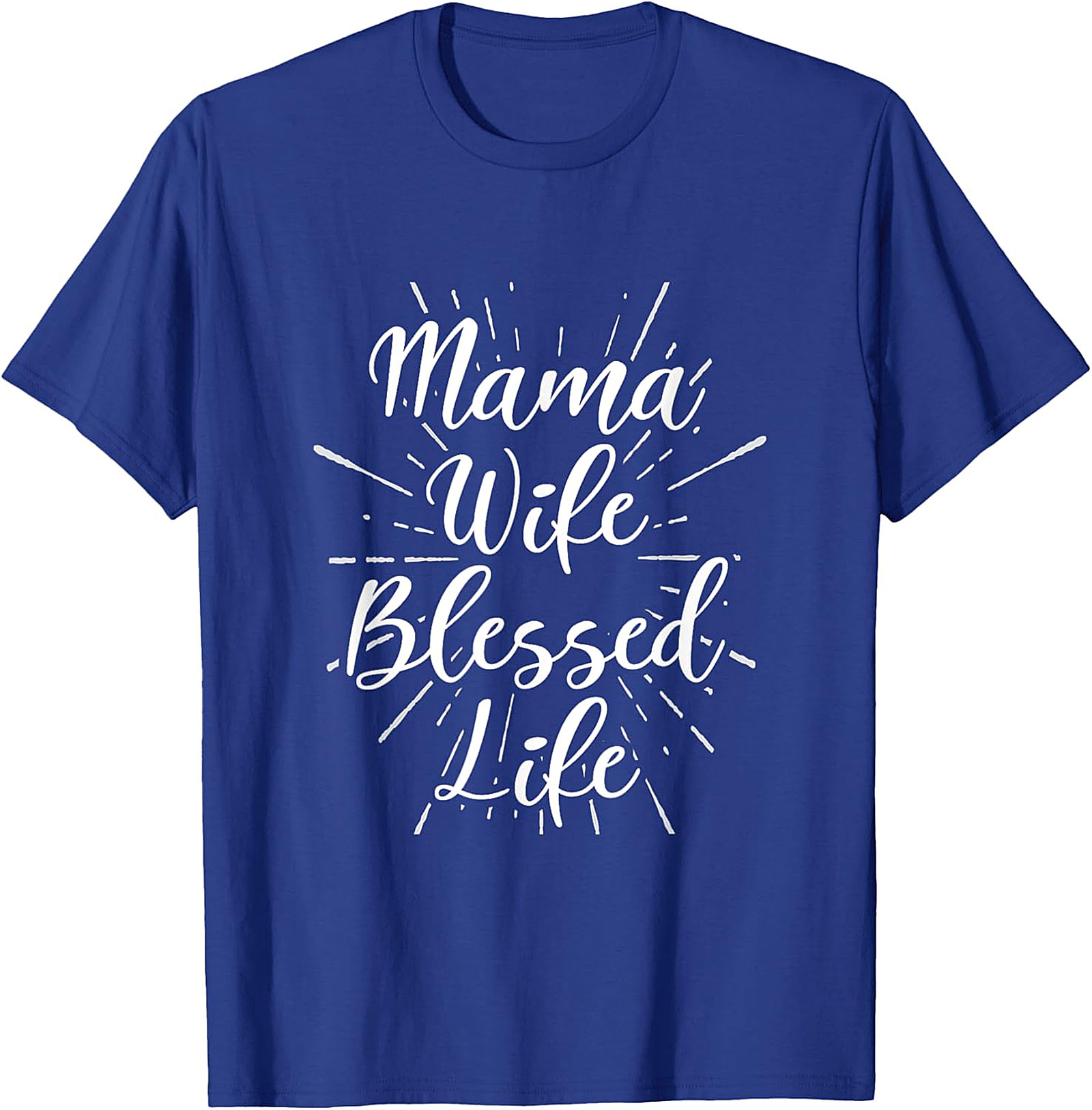 Mama Wife Blessed Life T-shirt | Soft Cotton Graphic Tee