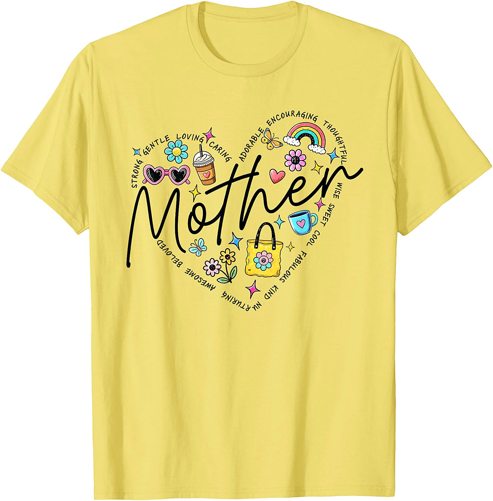  Motherhood Heart Graphic Tee Soft Cotton Unisex Shirt