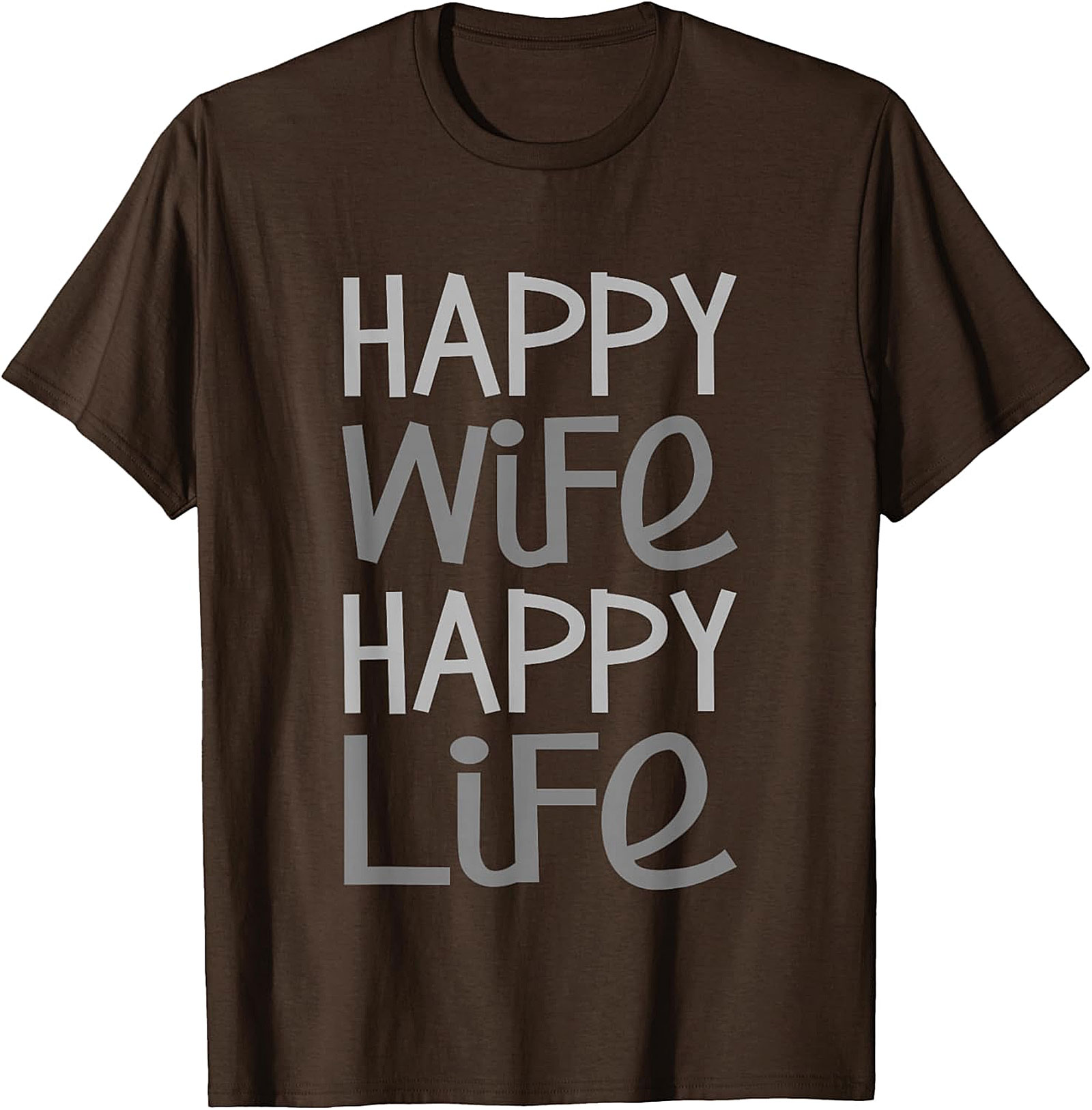 Happy Wife Happy Life T-shirt | Funny Husband Graphic Tee