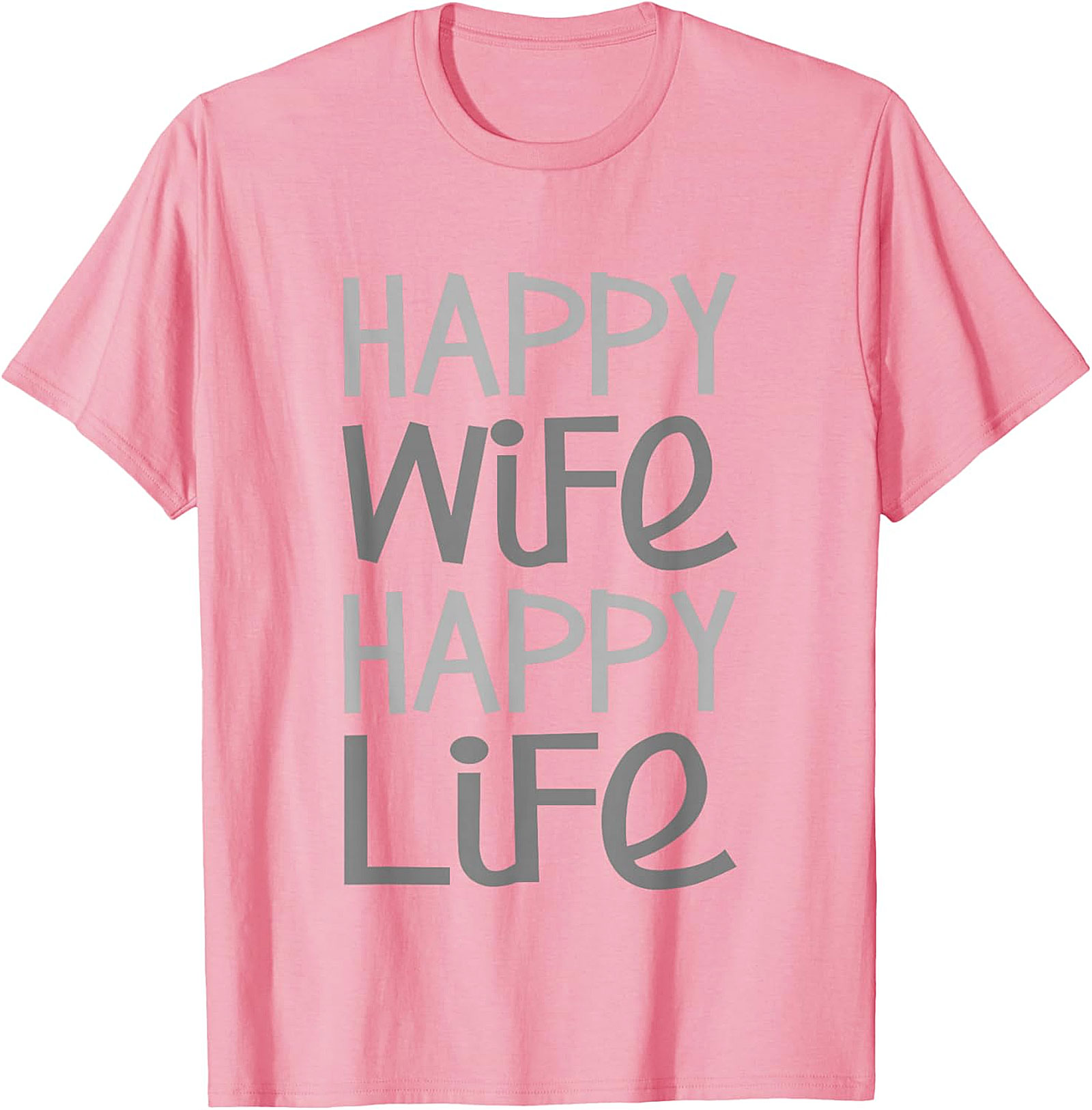Happy Wife Happy Life T-shirt | Funny Husband Graphic Tee