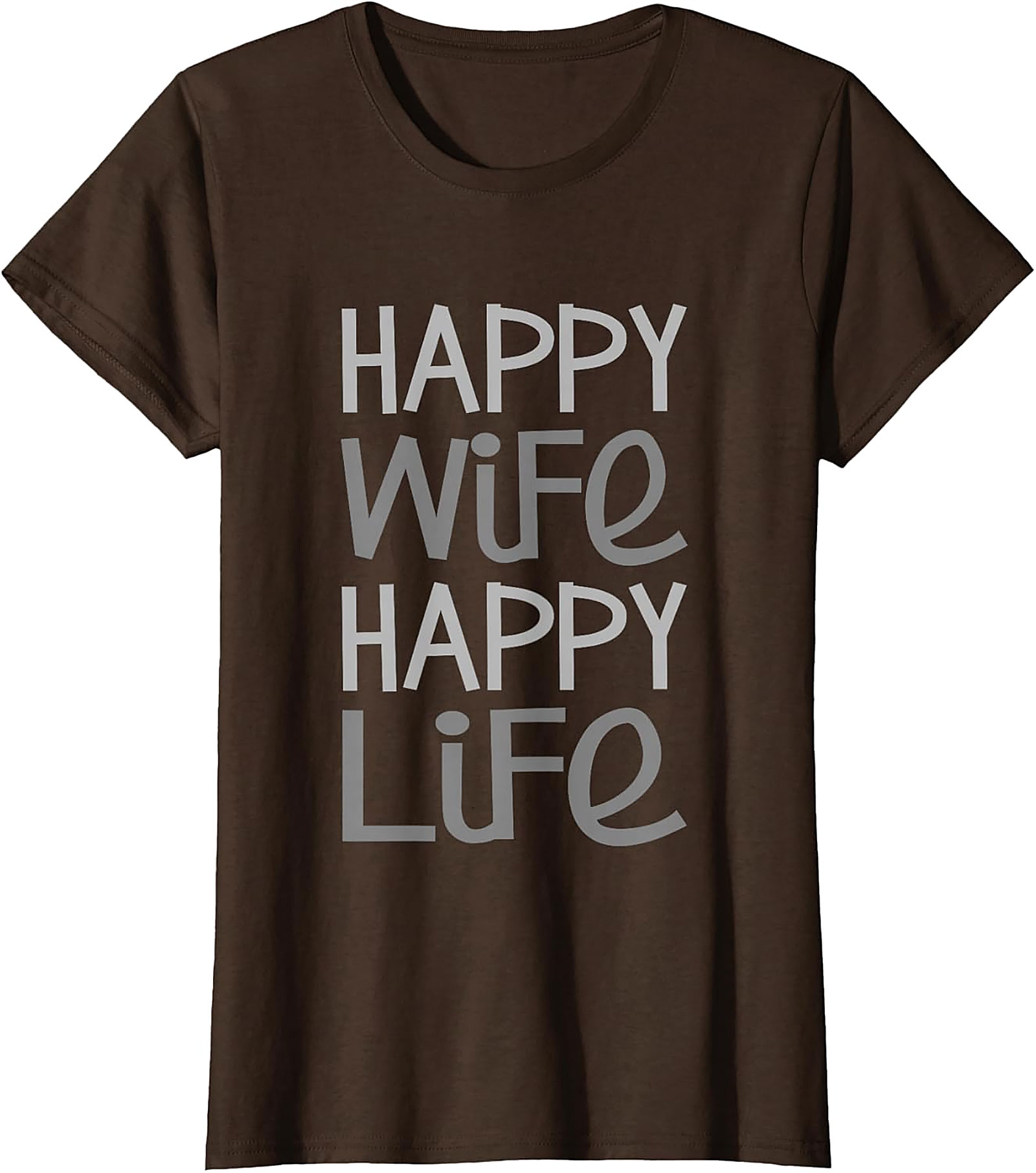 Happy Wife Happy Life T-shirt | Funny Husband Graphic Tee