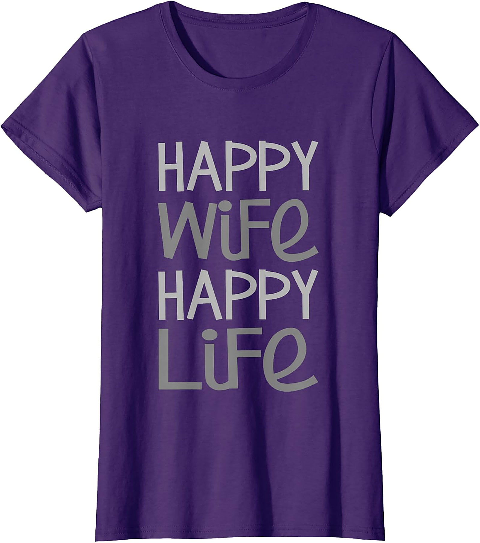 Happy Wife Happy Life T-shirt | Funny Husband Graphic Tee