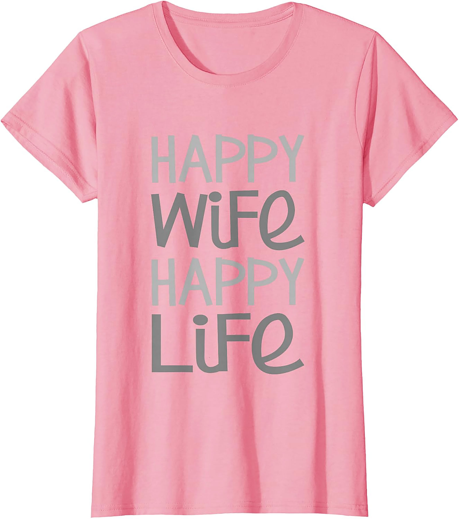 Happy Wife Happy Life T-shirt | Funny Husband Graphic Tee