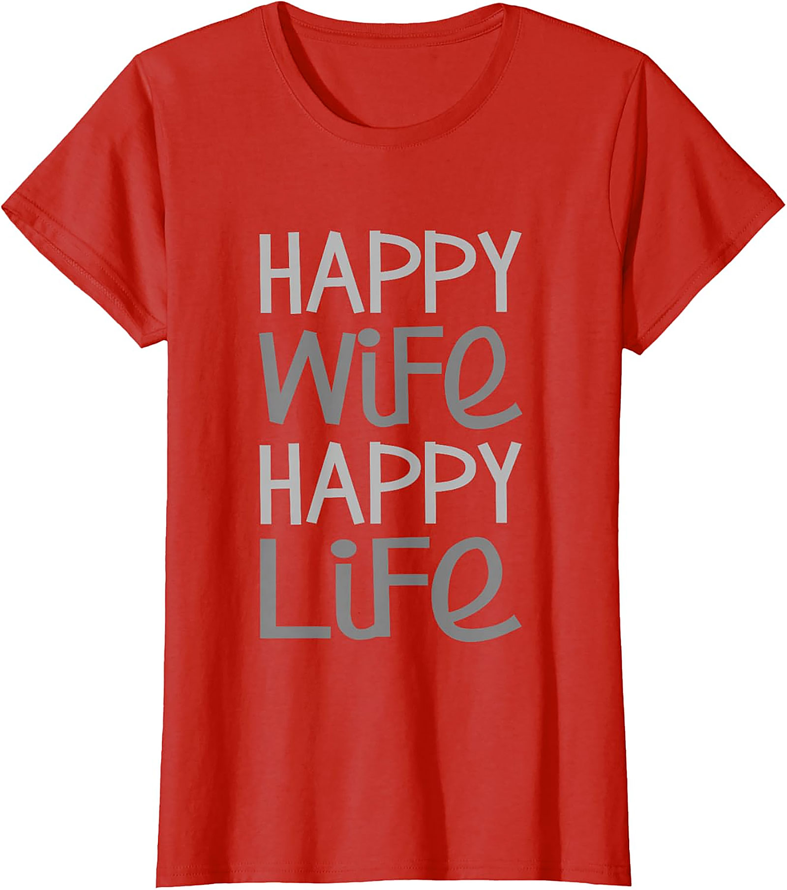 Happy Wife Happy Life T-shirt | Funny Husband Graphic Tee