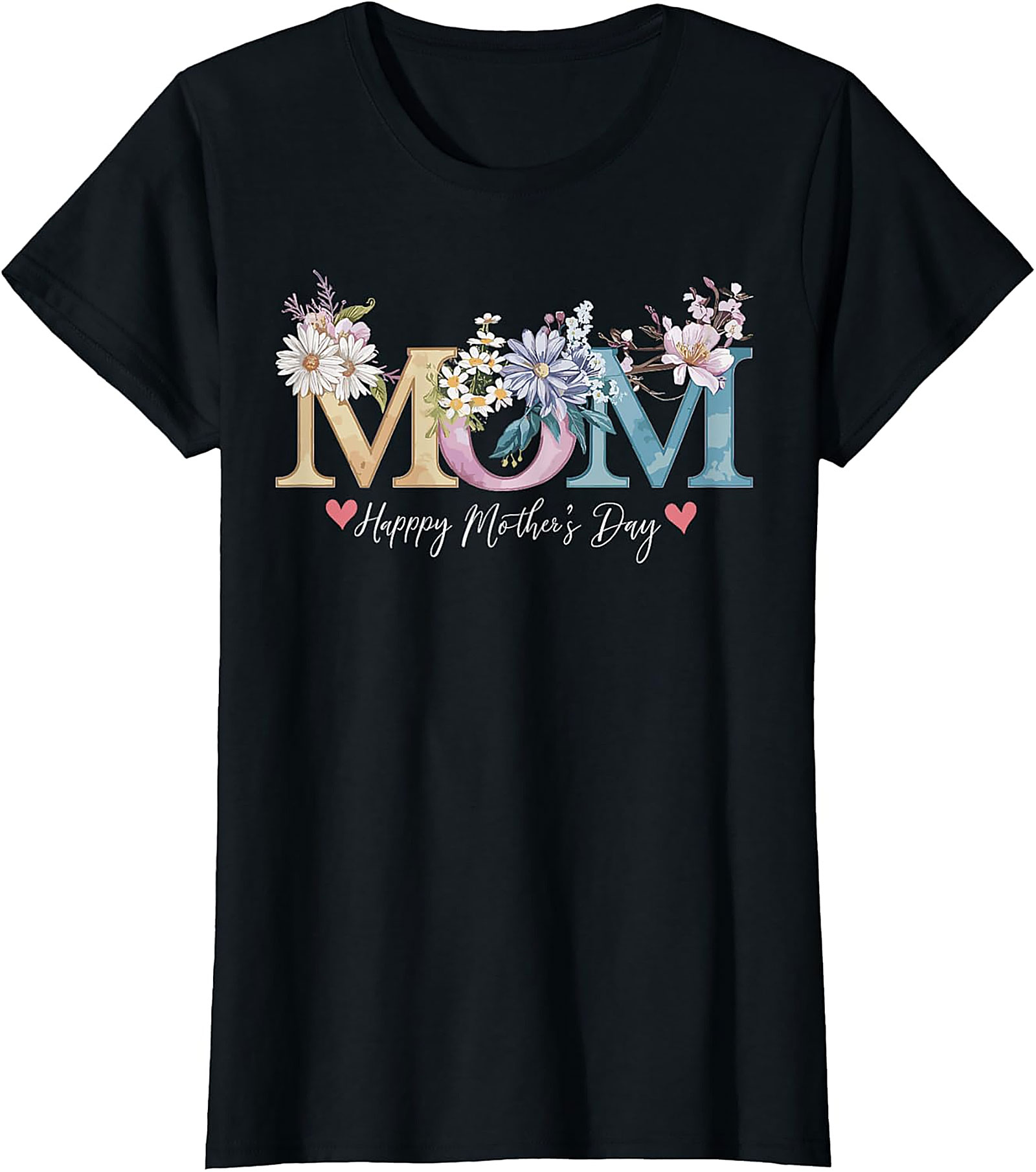 Floral Mom Mother's Day T-shirt Soft Cotton Graphic Tee