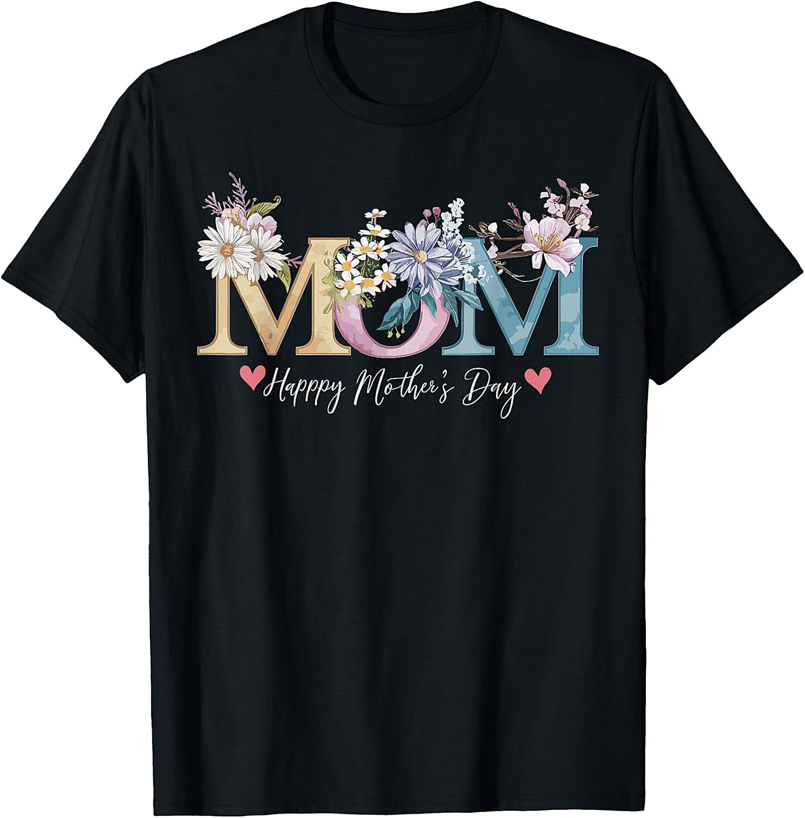 Floral Mom Mother's Day T-shirt Soft Cotton Graphic Tee