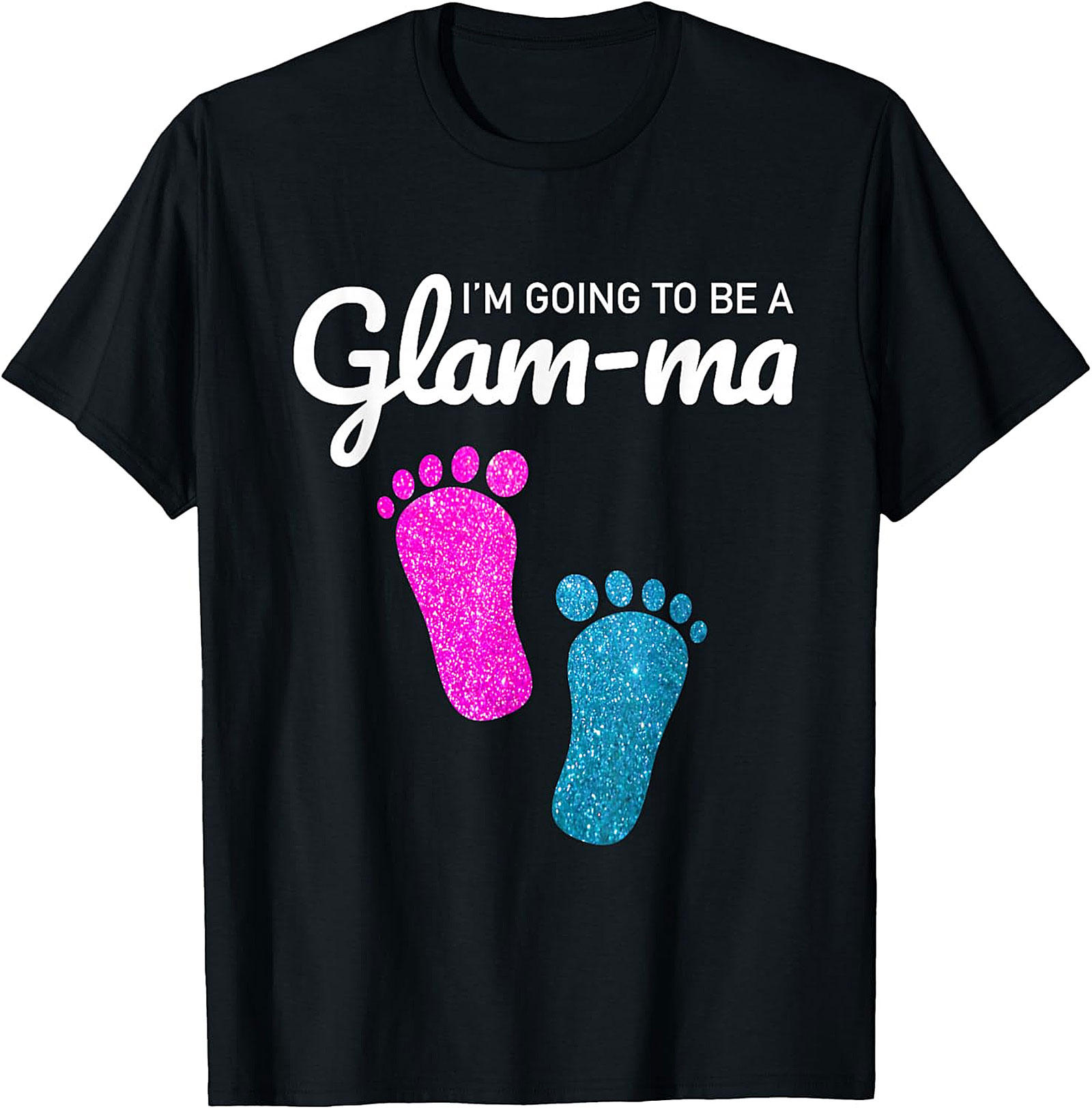 I'm Going To Be A Glam-ma T-Shirt | Fun Pregnancy Reveal Tee