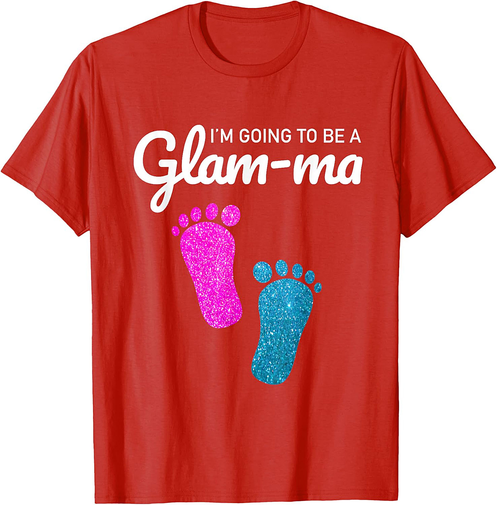 I'm Going To Be A Glam-ma T-Shirt | Fun Pregnancy Reveal Tee